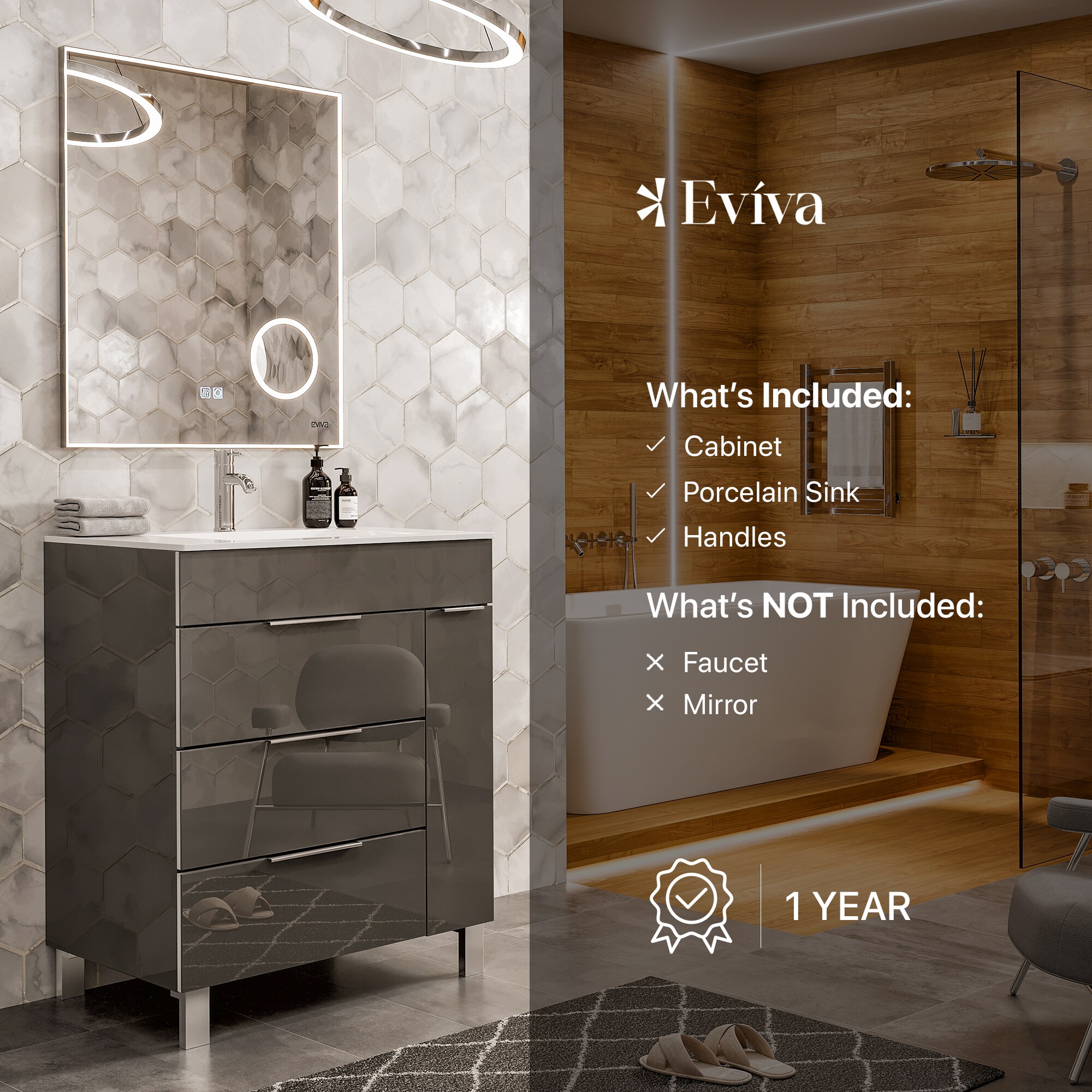 Eviva EVVN530-28GR Bath-Vanity-Combo - View #7