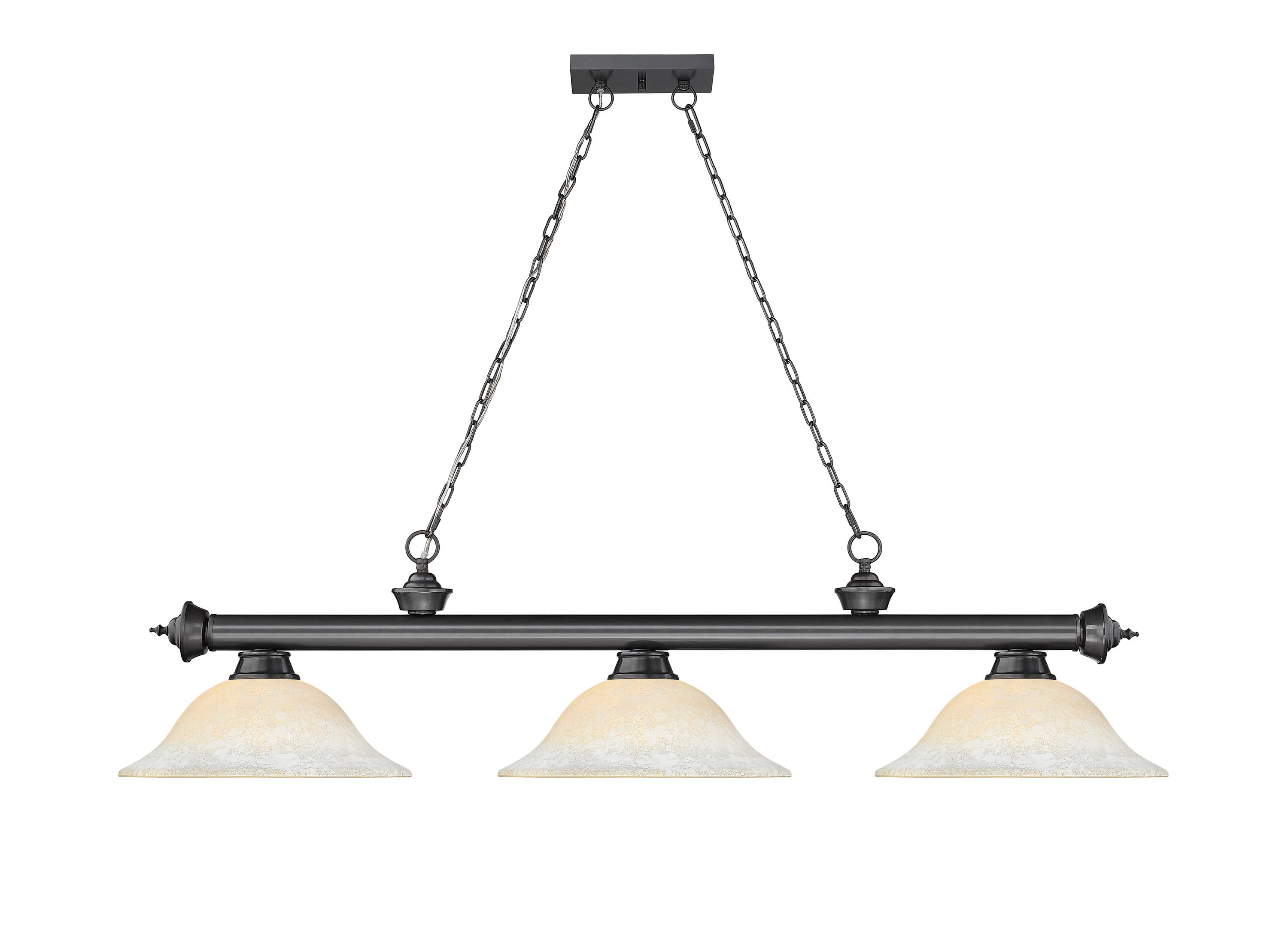 Z-Lite 2306-3BP-WM16 Pool-Table-Lighting - View #2
