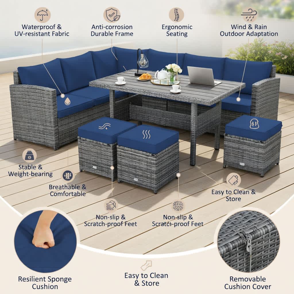 VERYKE 6219408002491 Patio-Conversation-Sets - View #4