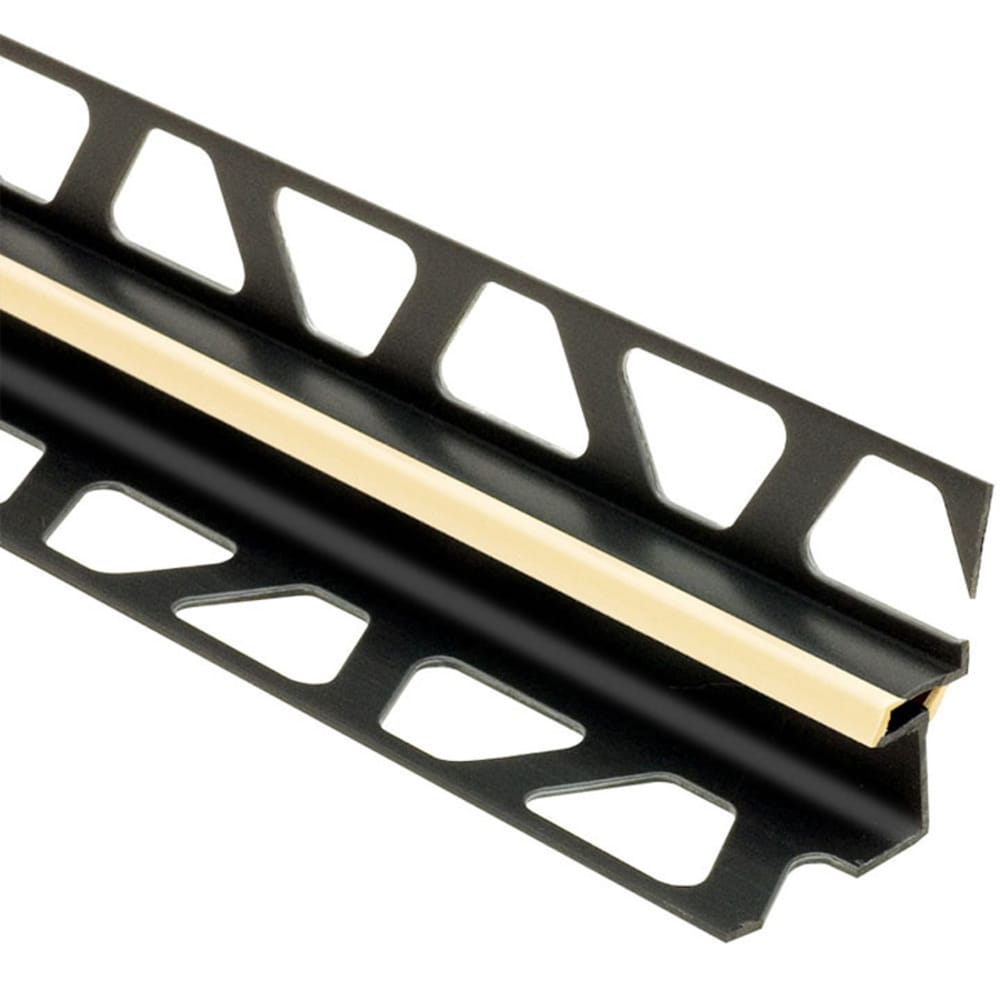Schluter Systems EKEU11/O10SP Dilex-EKE 0.375-in W x 98.5-in L Sand pebble PVC Cove base Tile Edge Trim