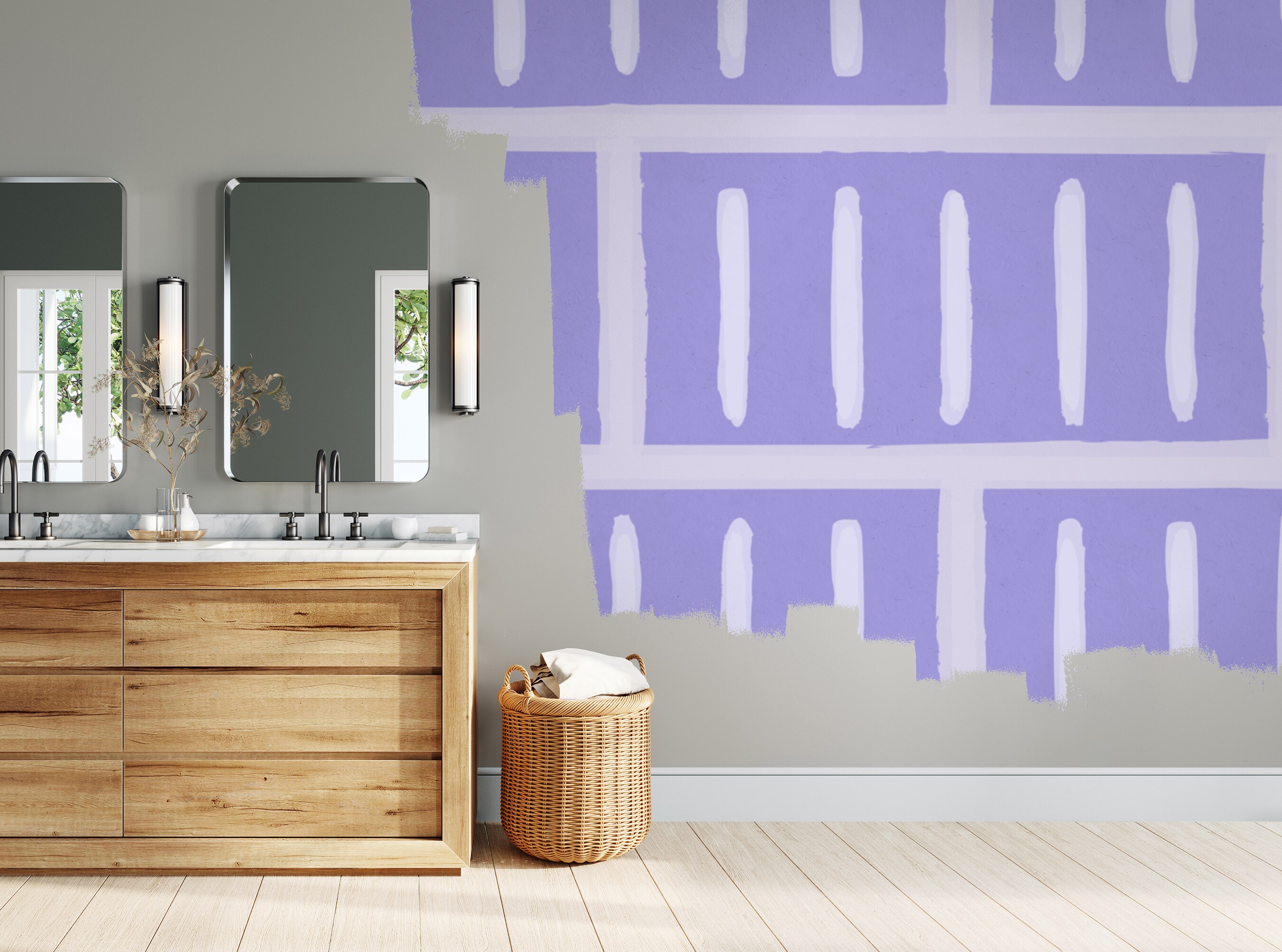 Gold Bond 1/2-in x 4-ft x 8-ft PURPLE XP Mold Resistant Moisture Resistant Regular Drywall Panel