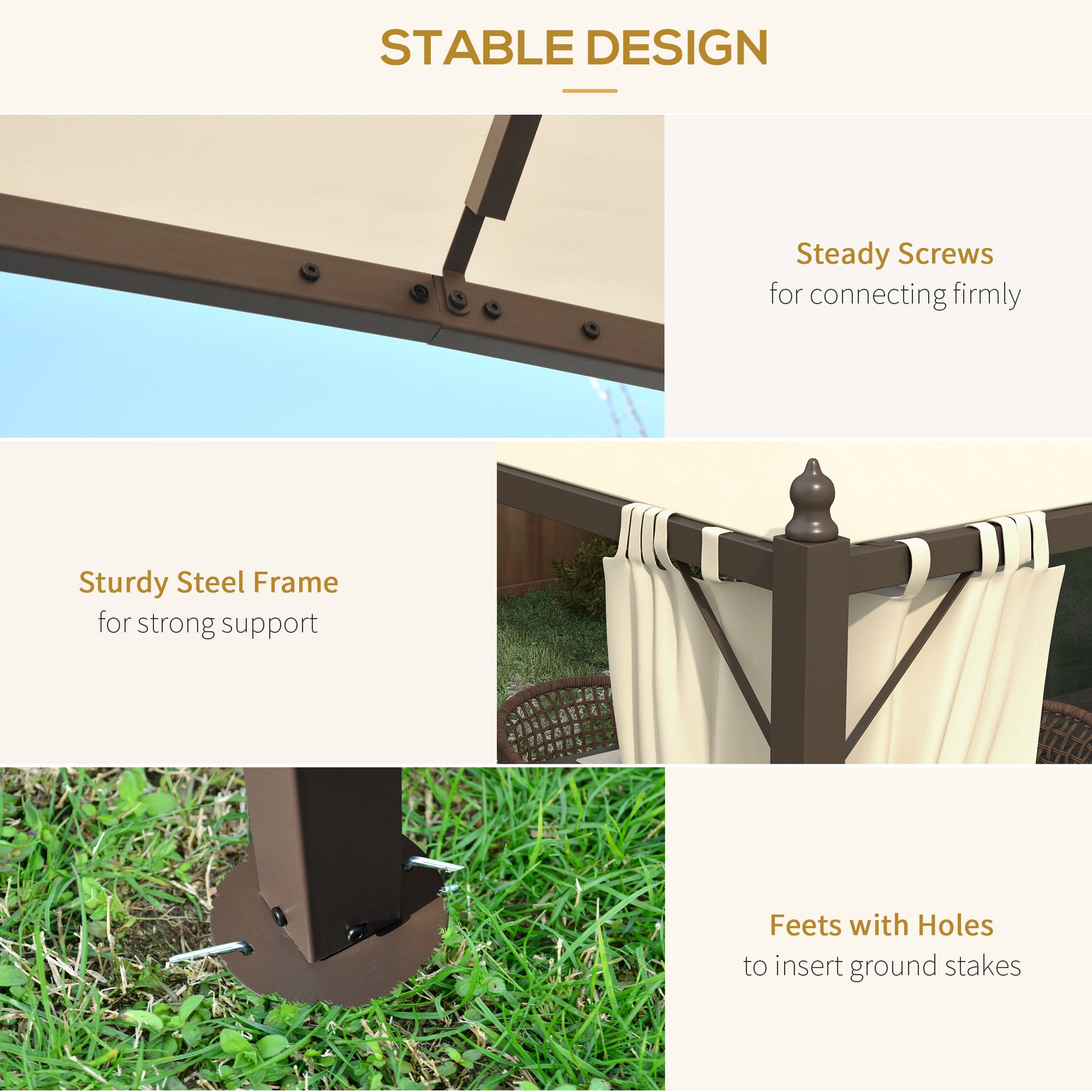 Siavonce XH00753 Wood-Resin-Gazebos - View #5