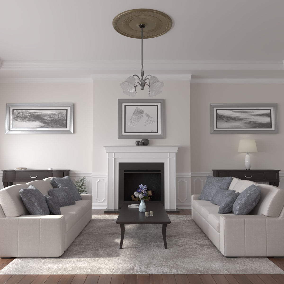 Ekena Millwork CM51NEMMF Ceiling-Medallions - View #4