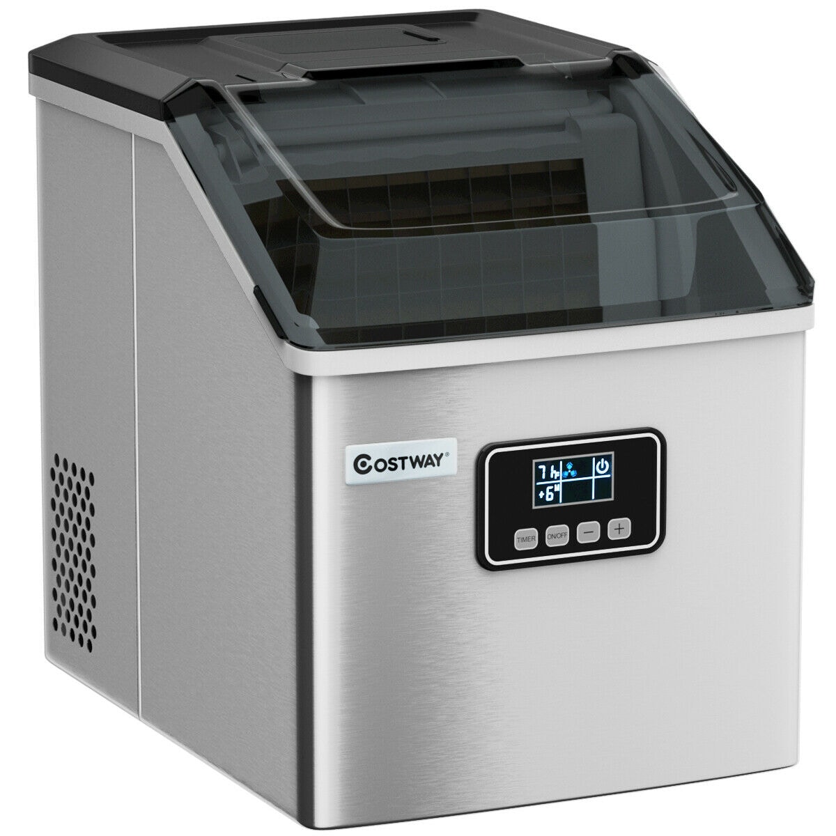 Frigidaire Portable Countertop Compact 48-lb Ice Maker - Stainless