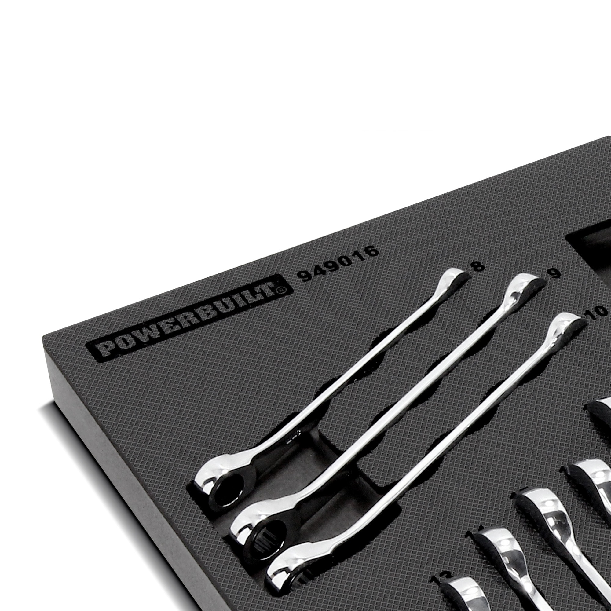 Powerbuilt 11 Piece Set 12 Point Metric Angle Combination Wrench