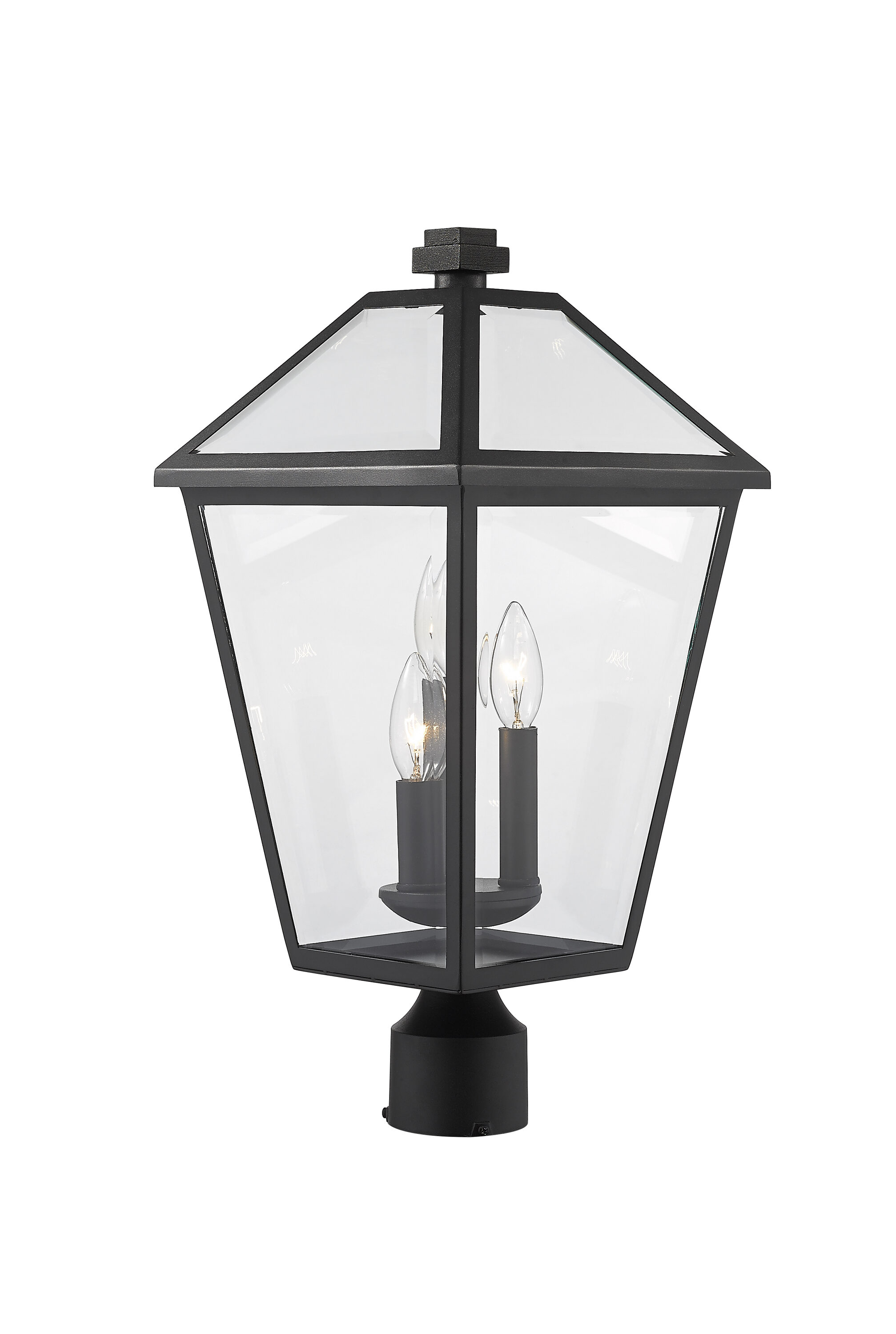 Z-Lite 579PHBR-BK Post-Lights - View #3