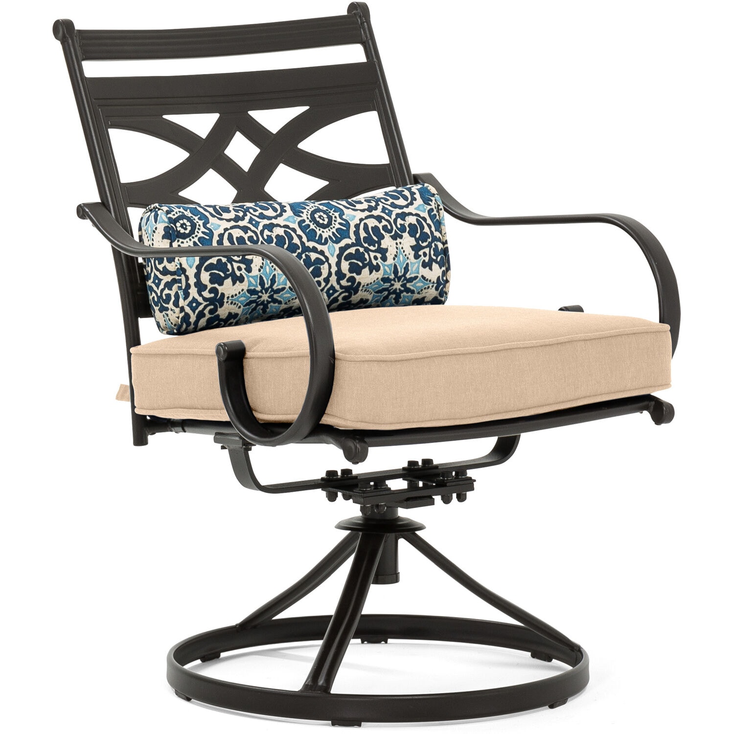 Hanover MCLRDN7PCSQSW6-TAN Patio-Dining-Sets - View #15