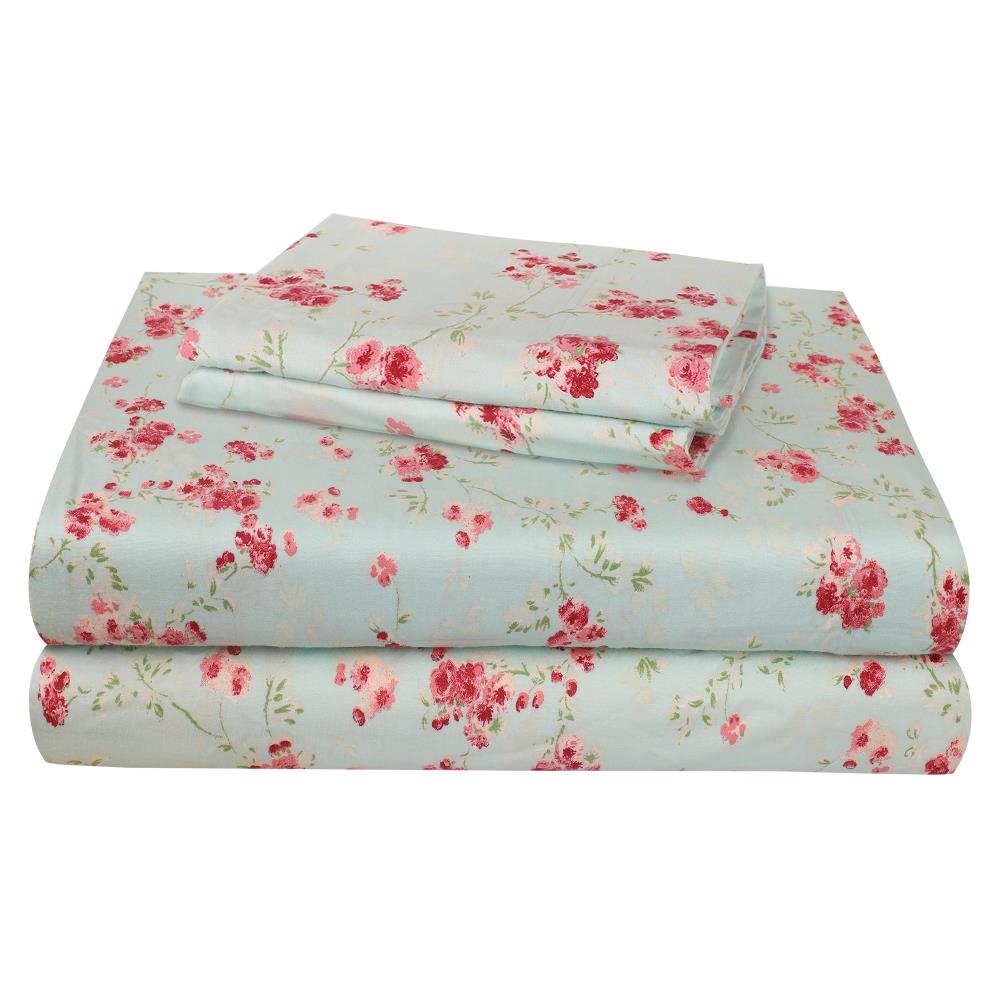 Grace Home Fashions SUN WASHED Queen Flannel Bed Sheet at Lowes.com