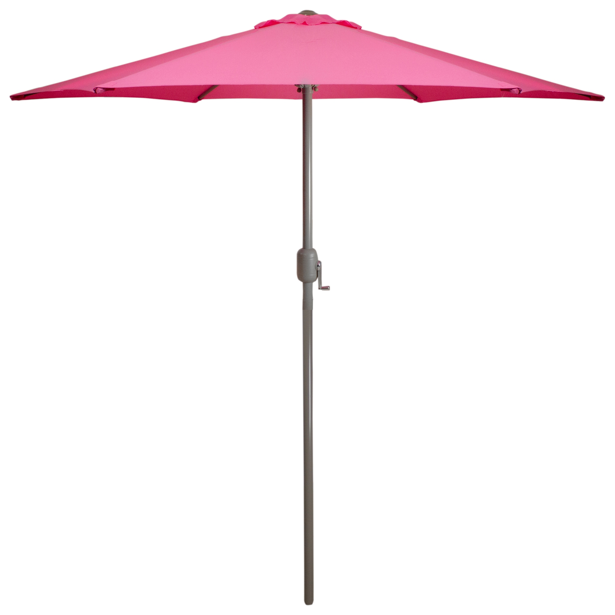 Northlight 32881064 6.5-Feet Steel Pink Crank Misting Patio Umbrella