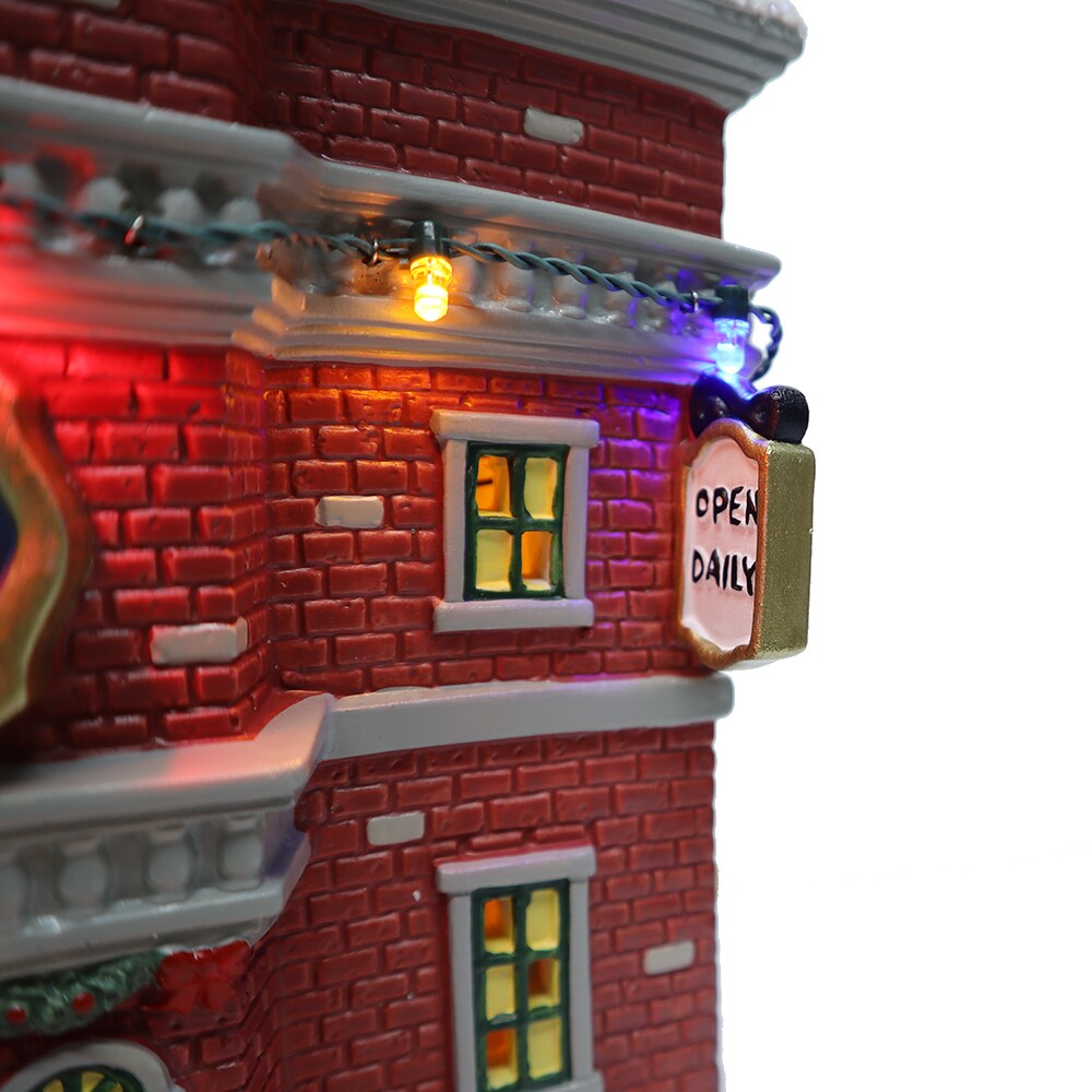 Carole Towne Ct Devon Bakery Lighted Village Scene in the Christmas  Villages department at