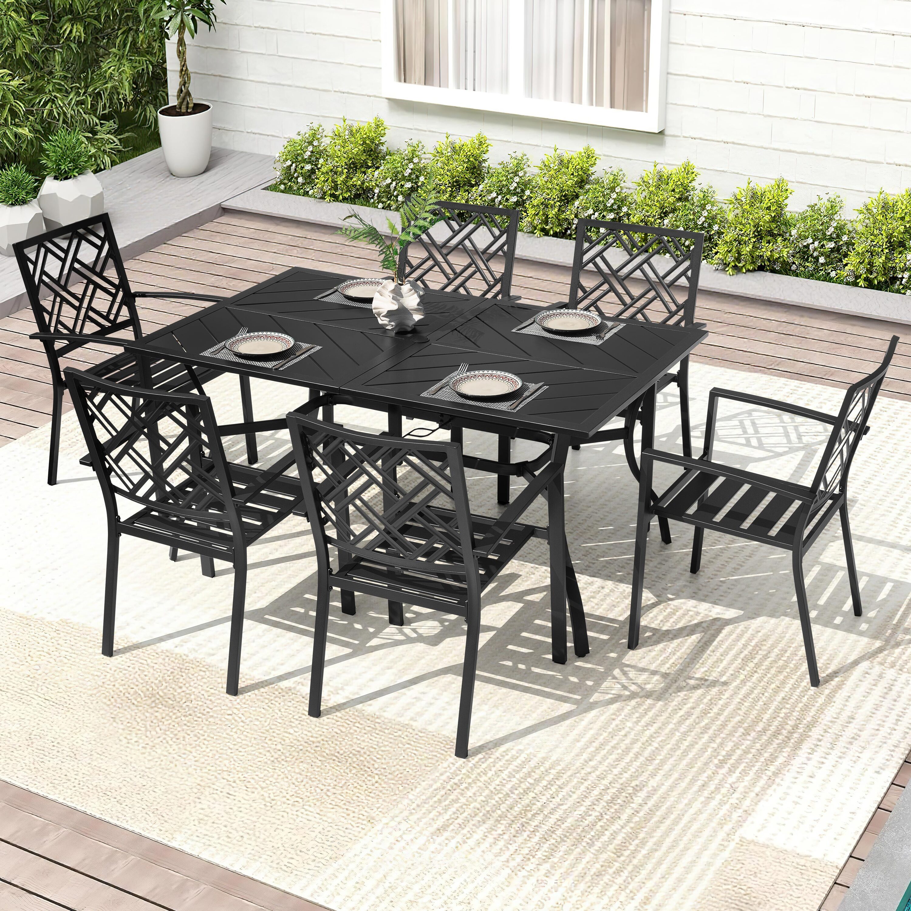 Nuu Garden ODS152103BK Patio-Dining-Sets - View #2