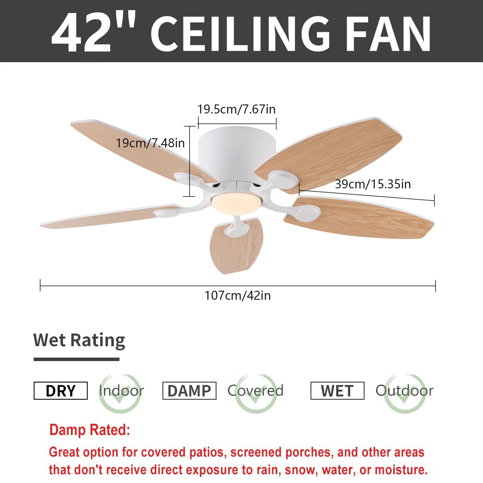 Oukaning JZUCOD-00460099 Ceiling-Fans - View #4