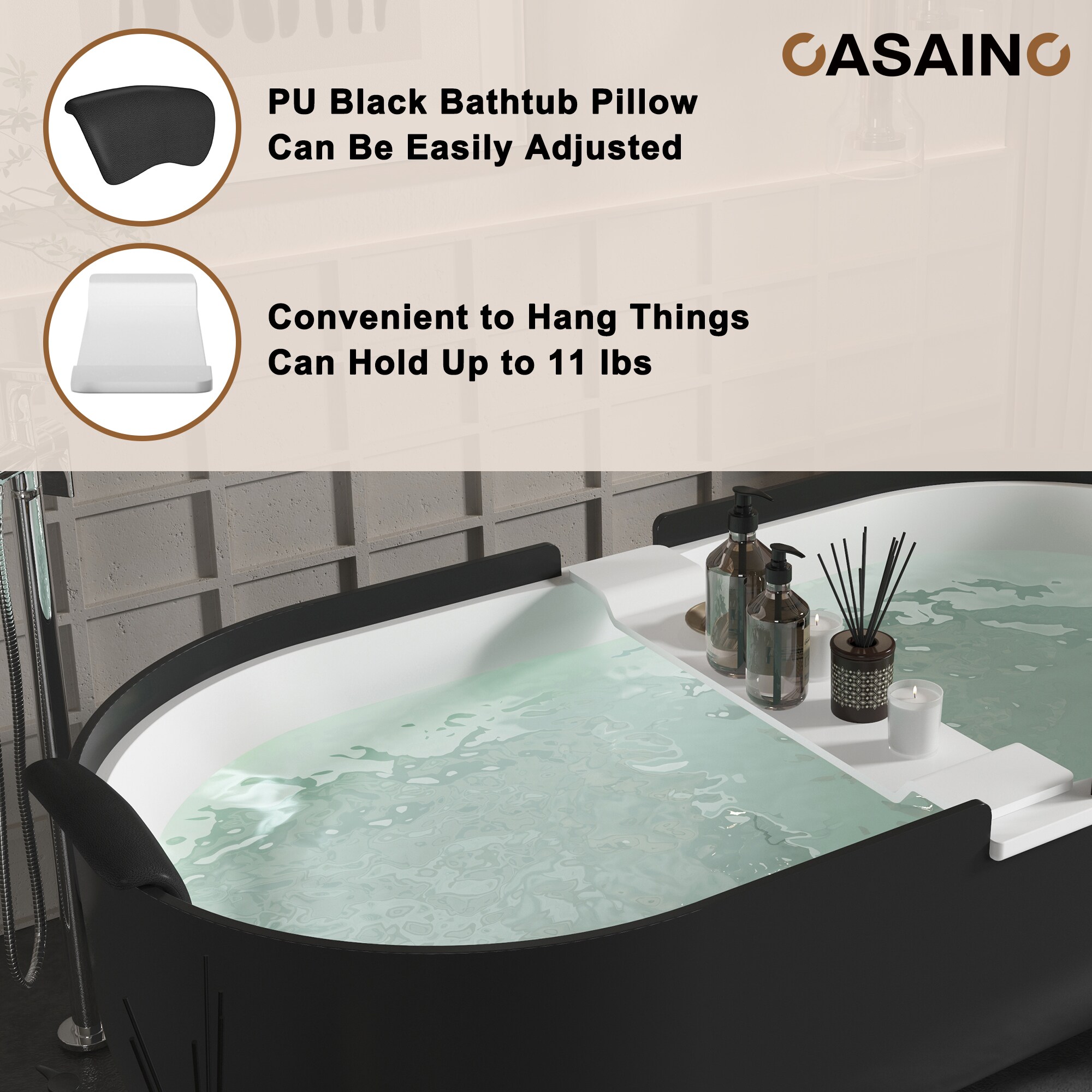 CASAINC CA-33-1700BW bathtubs - View #9