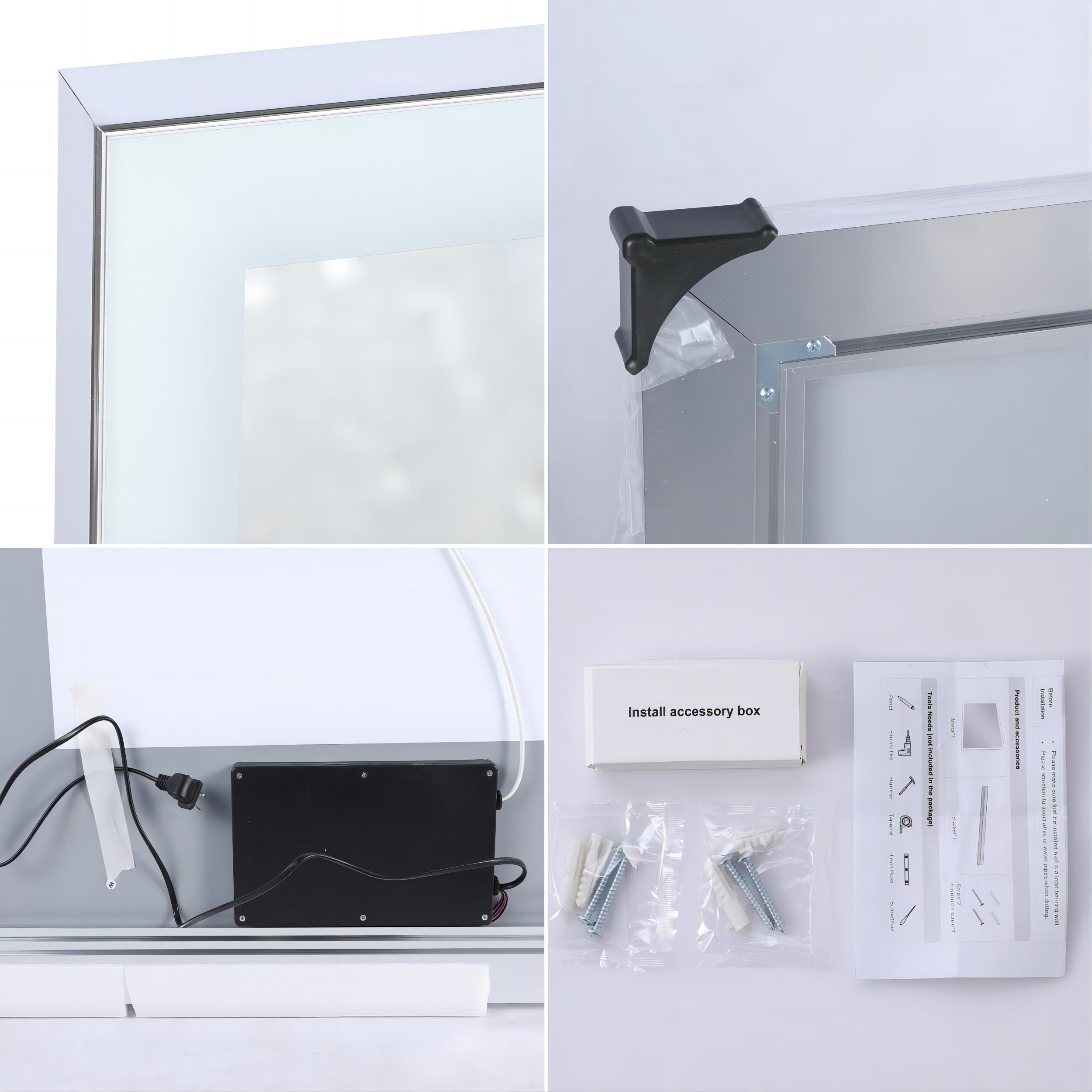 WELLFOR GIZQCS89P00 Framed-Bath-Mirrors - View #10