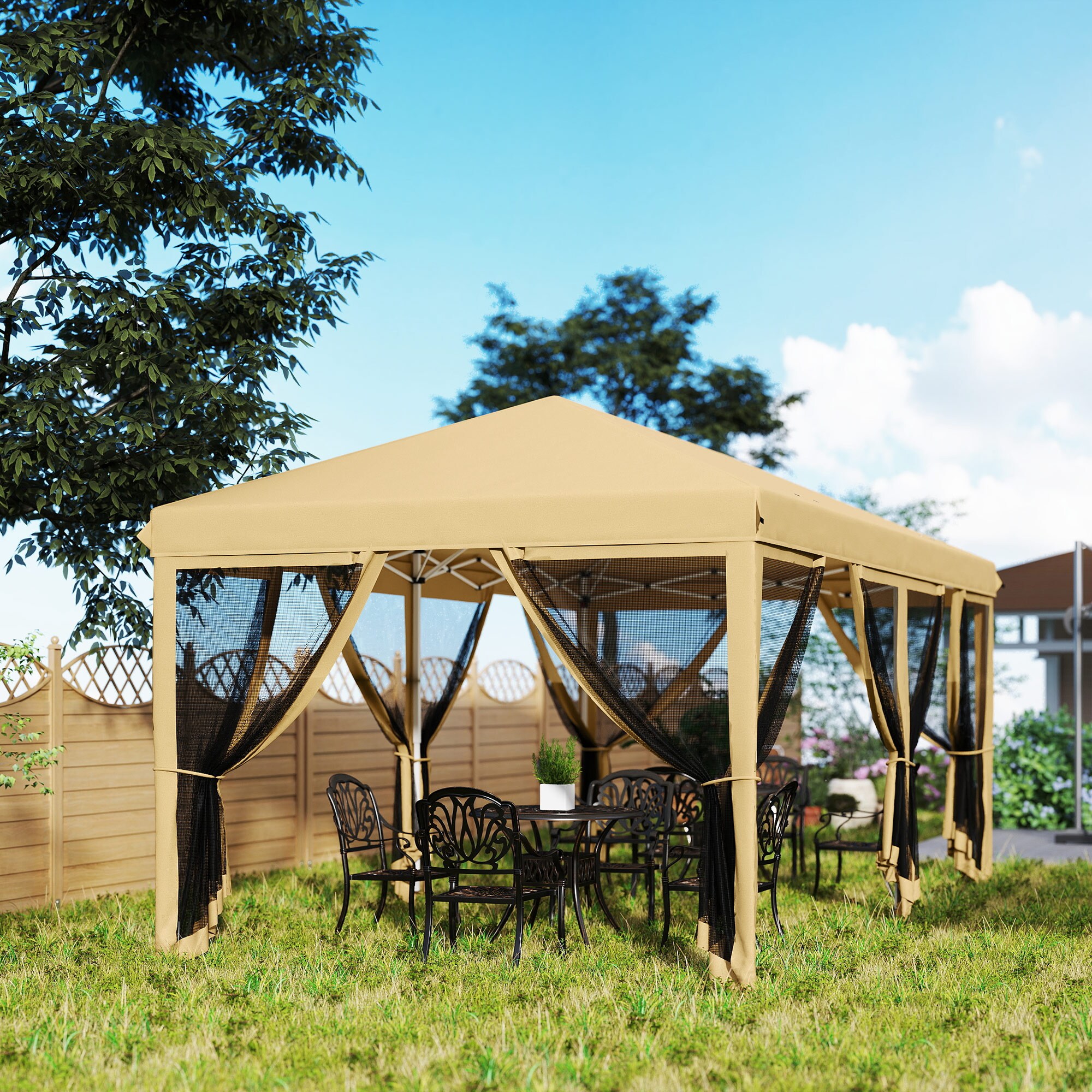 Outsunny 840-012V03BG Canopies-Sl - View #8