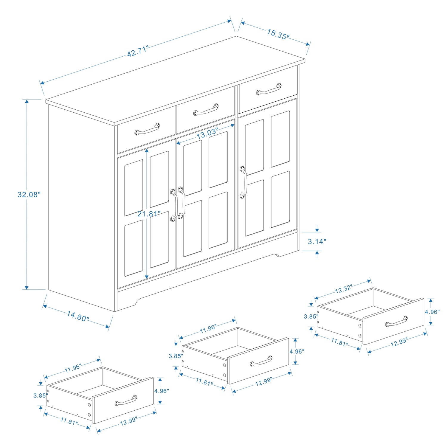 EXTRAUP HL-W282138084 Utility-Storage-Cabinets - View #6