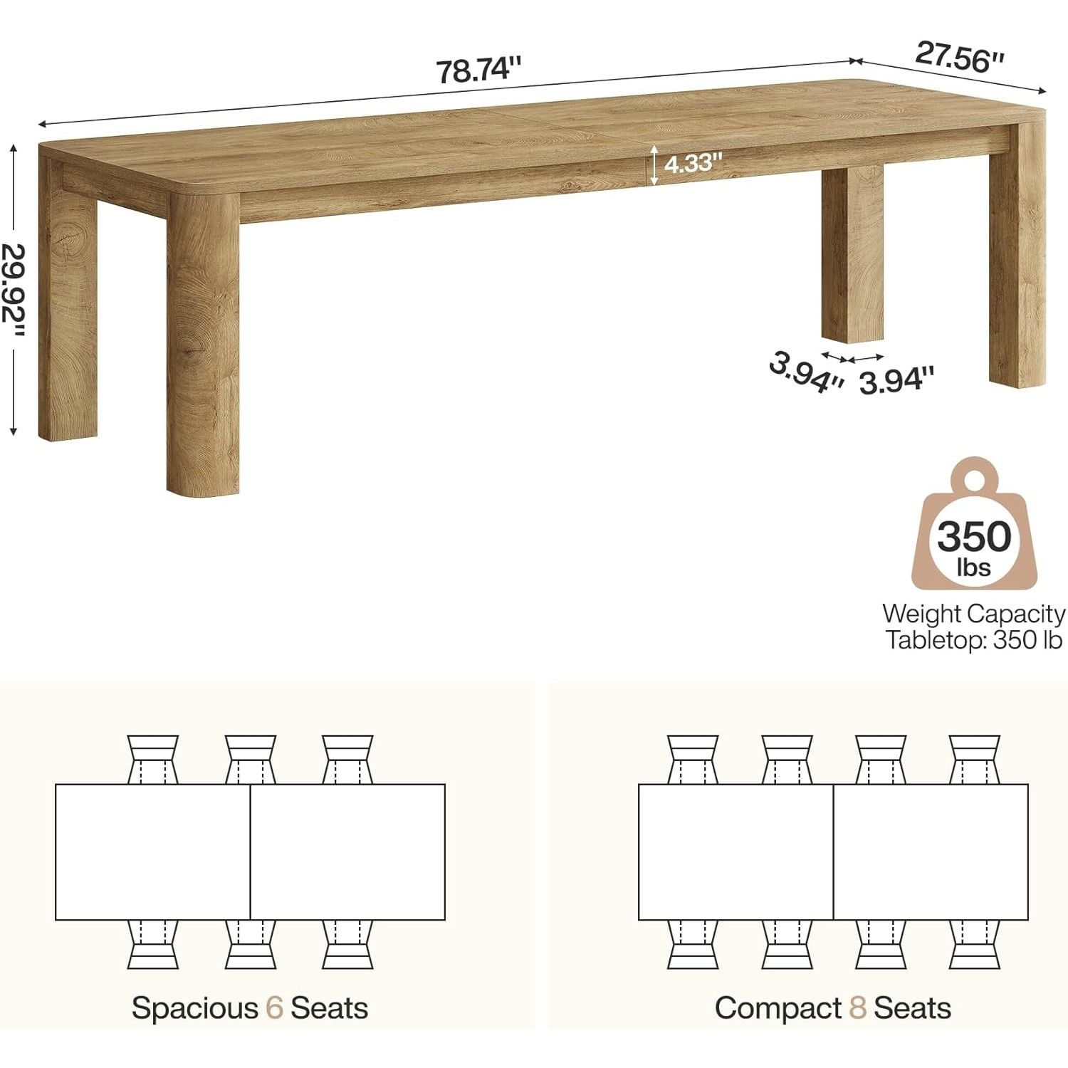 Slickblue D-TB-2434 Dining-Tables - View #3
