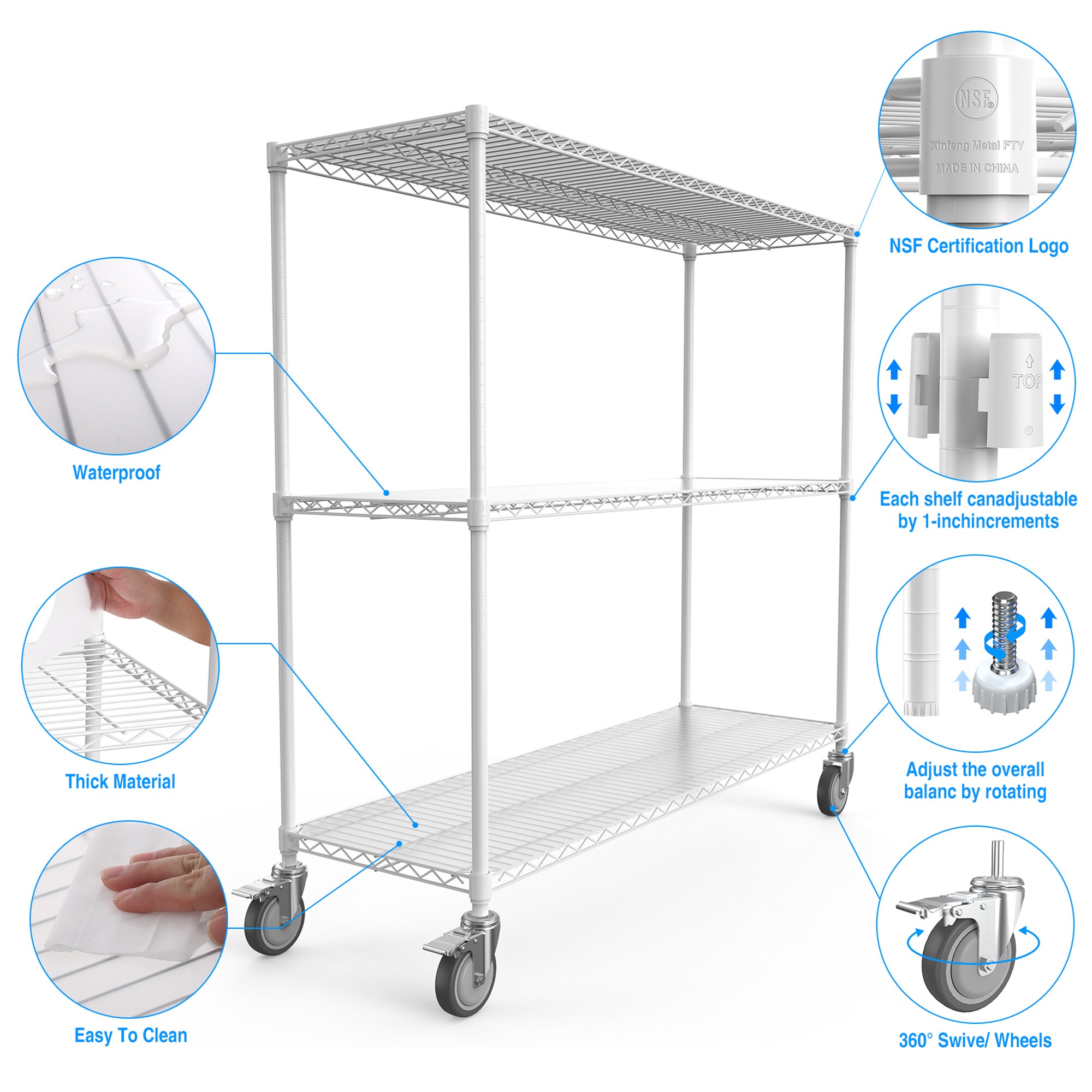 Gaierptone CRXANVR843R Free-Standing-Shelving - View #6