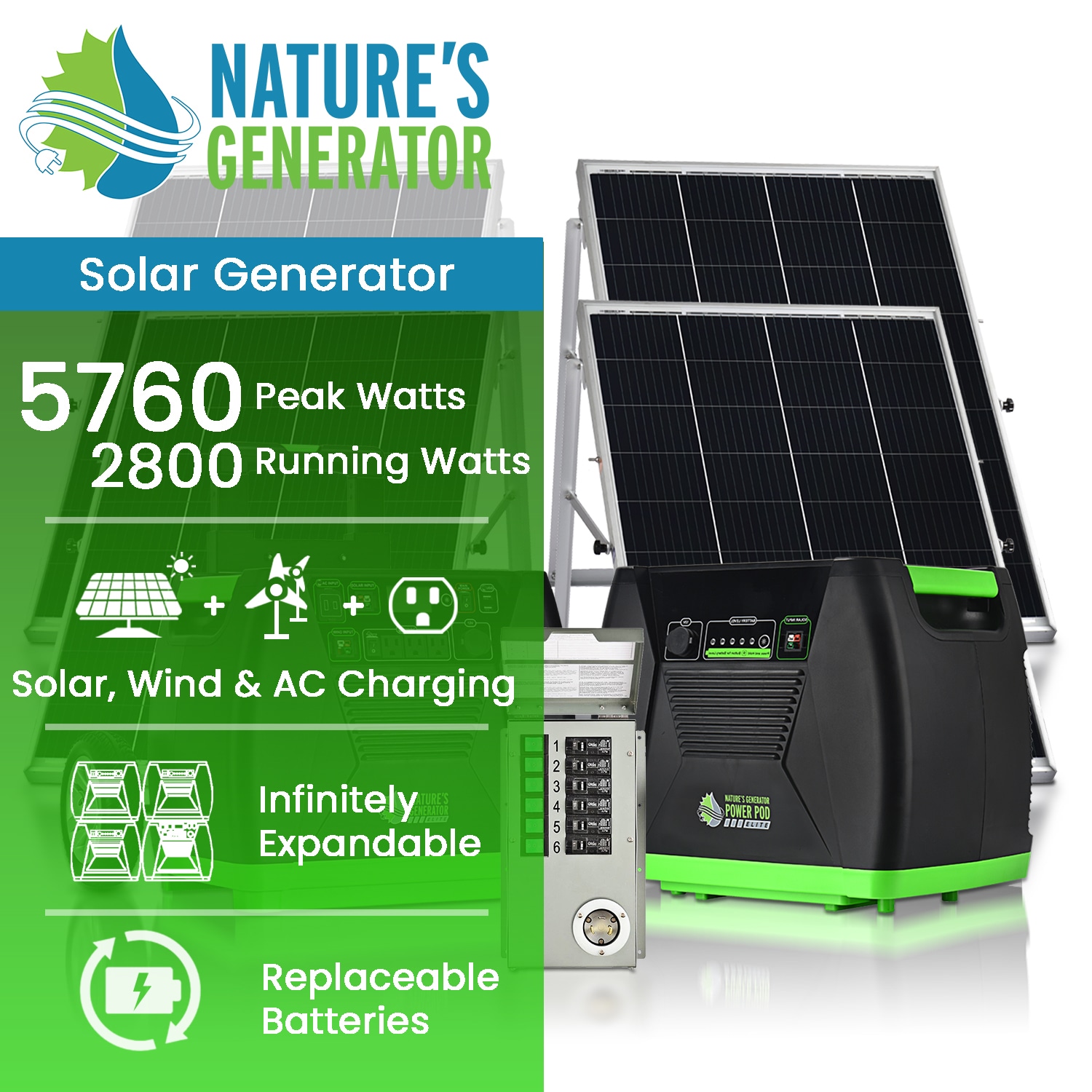 NATURE'S GENERATOR HKNGPTELP Solar-Generators - View #9