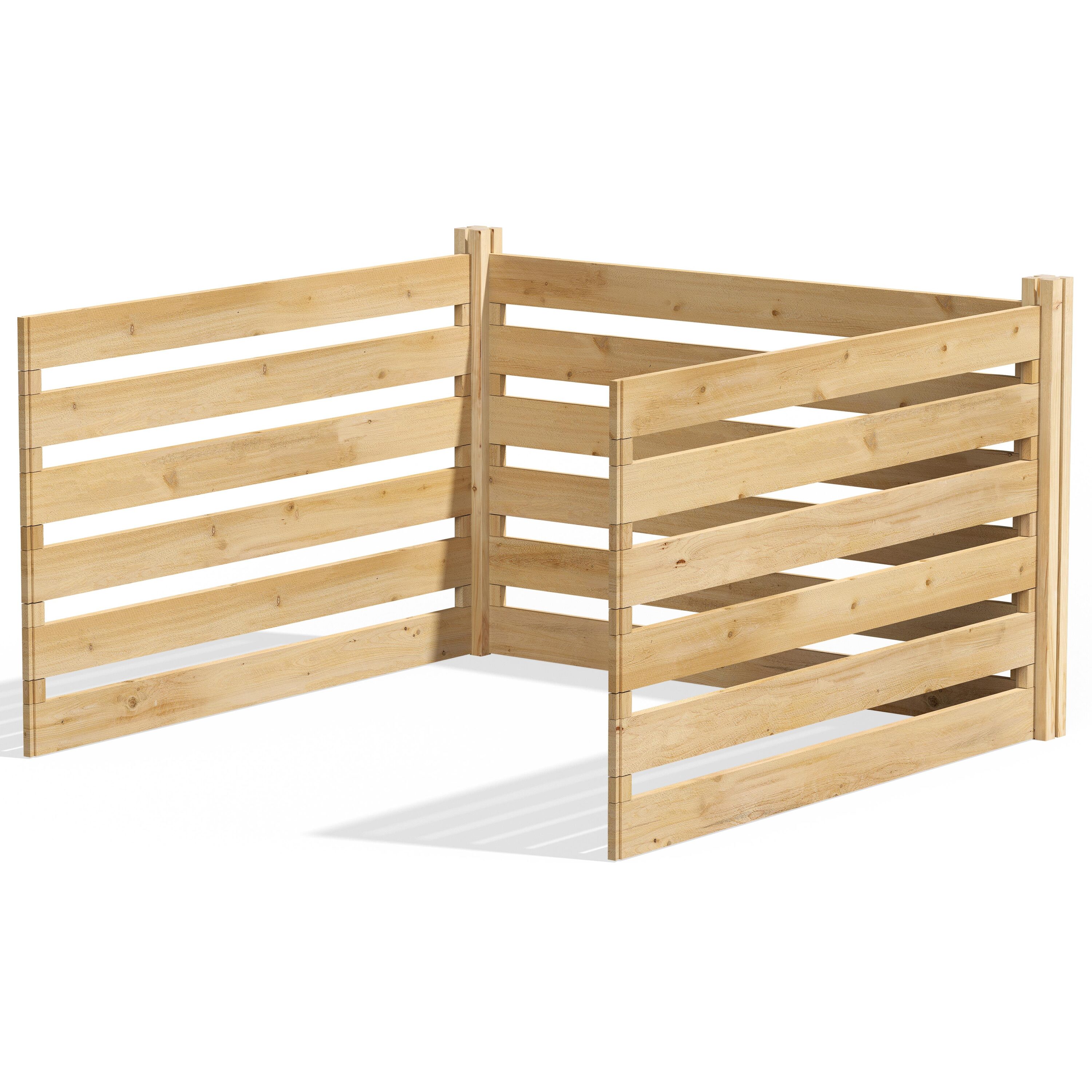Greenes Fence 309.17 Wood Stationary bin Composter