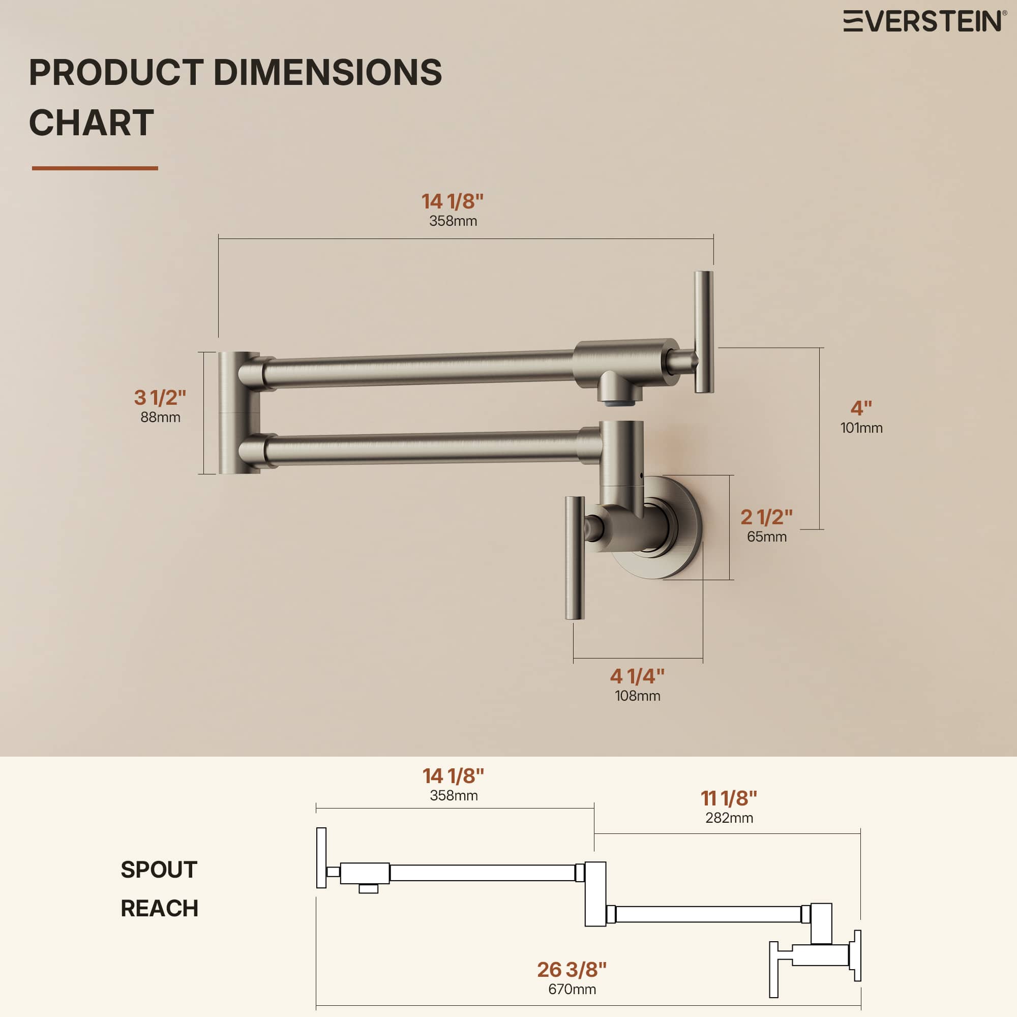 EVERSTEIN SFS-1088-NK Kitchen-Faucets - View #4