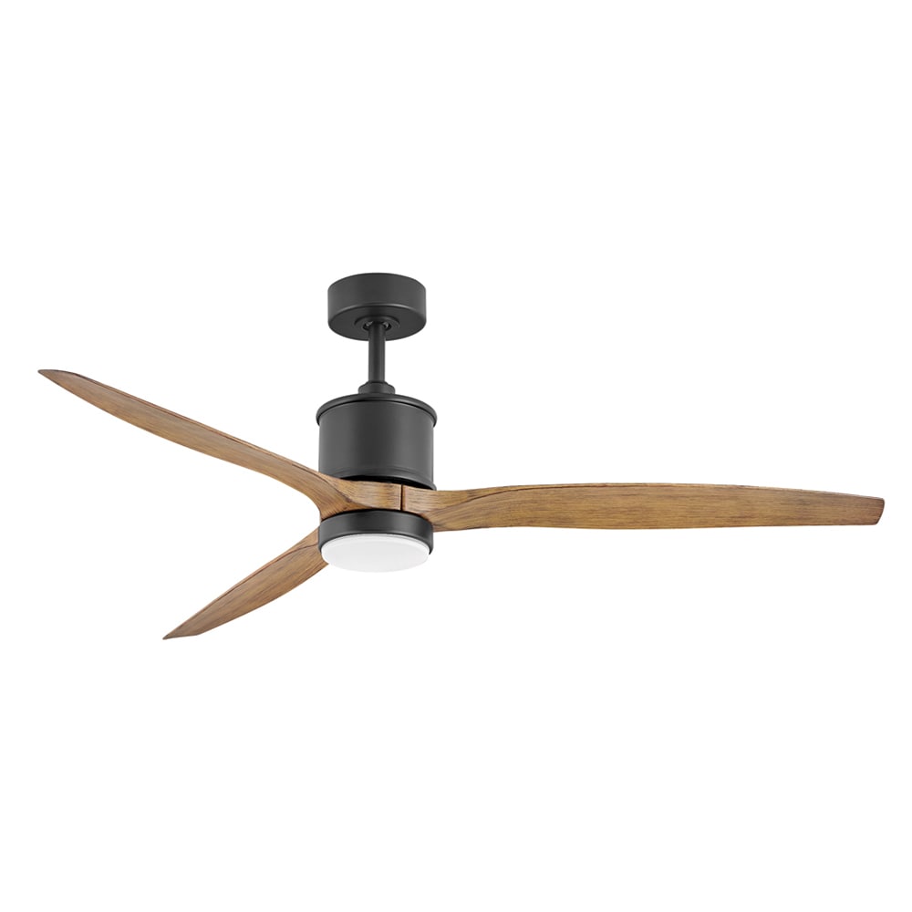 Generation Lighting Collins 52 Smart 52-in Midnight Black with Dark Walnut Blades Indoor/Outdoor Smart Ceiling Fan and Remote (3-Blade) 3CLNSM52MBK Sansujyuku sansujyuku.com