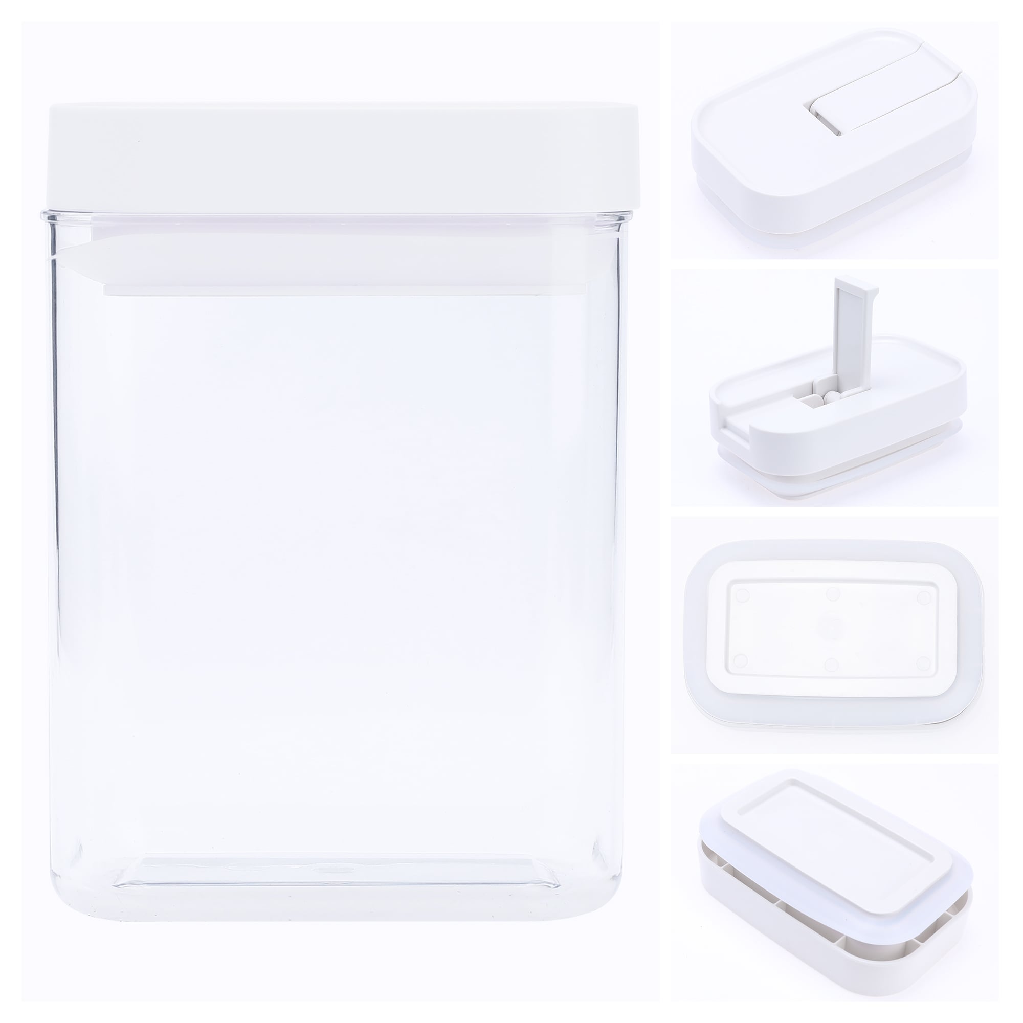 Unique Bargains 5pcs Airtight Food Storage Containers with Lids Kitchen ...