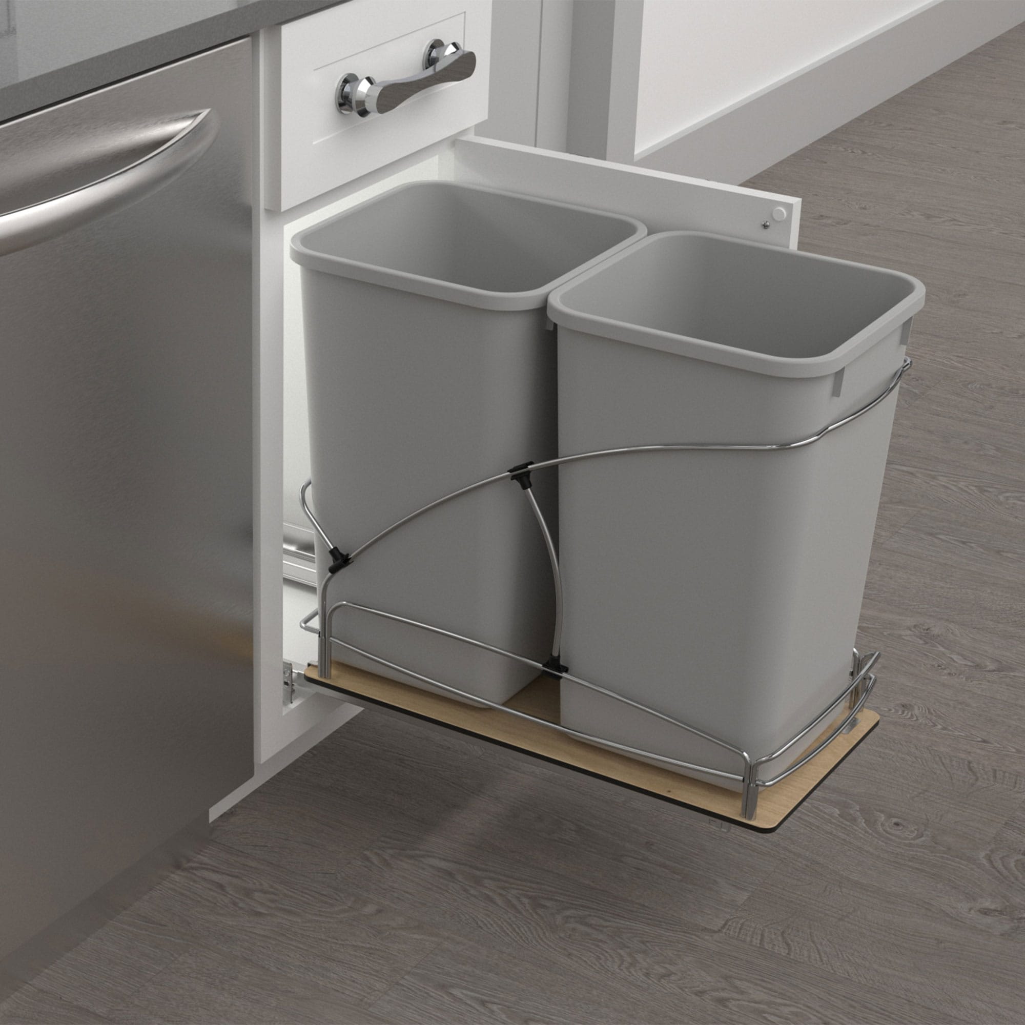 Rev-A-Shelf 397702 Pullout-Trash-Cans - View #8