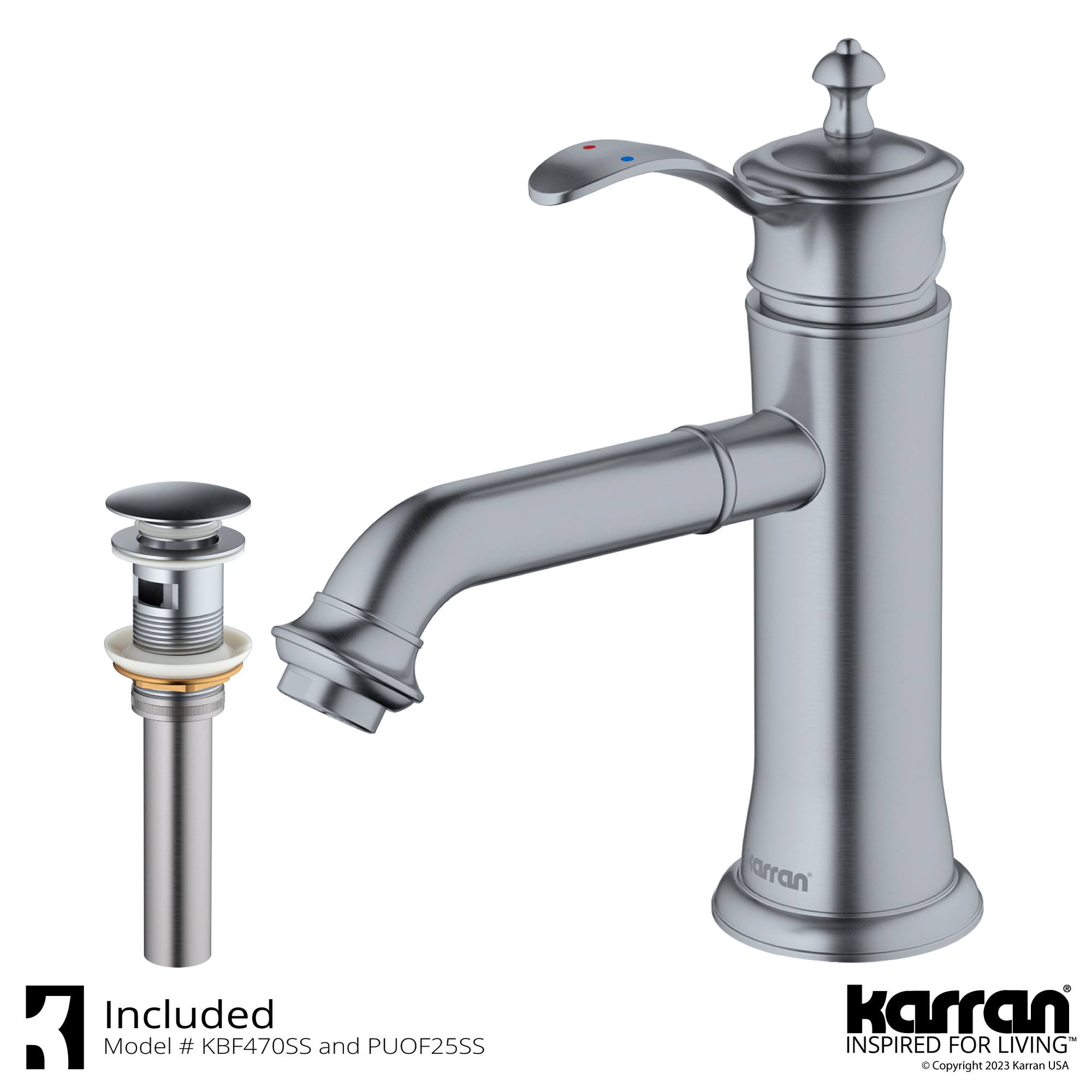Karran KBF470SS Lavatory-Faucets - View #2