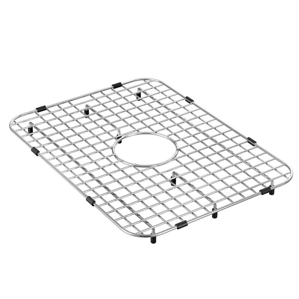 Moen GA716 14.33-in x 19.33-in Center Drain Stainless Steel Sink Grid