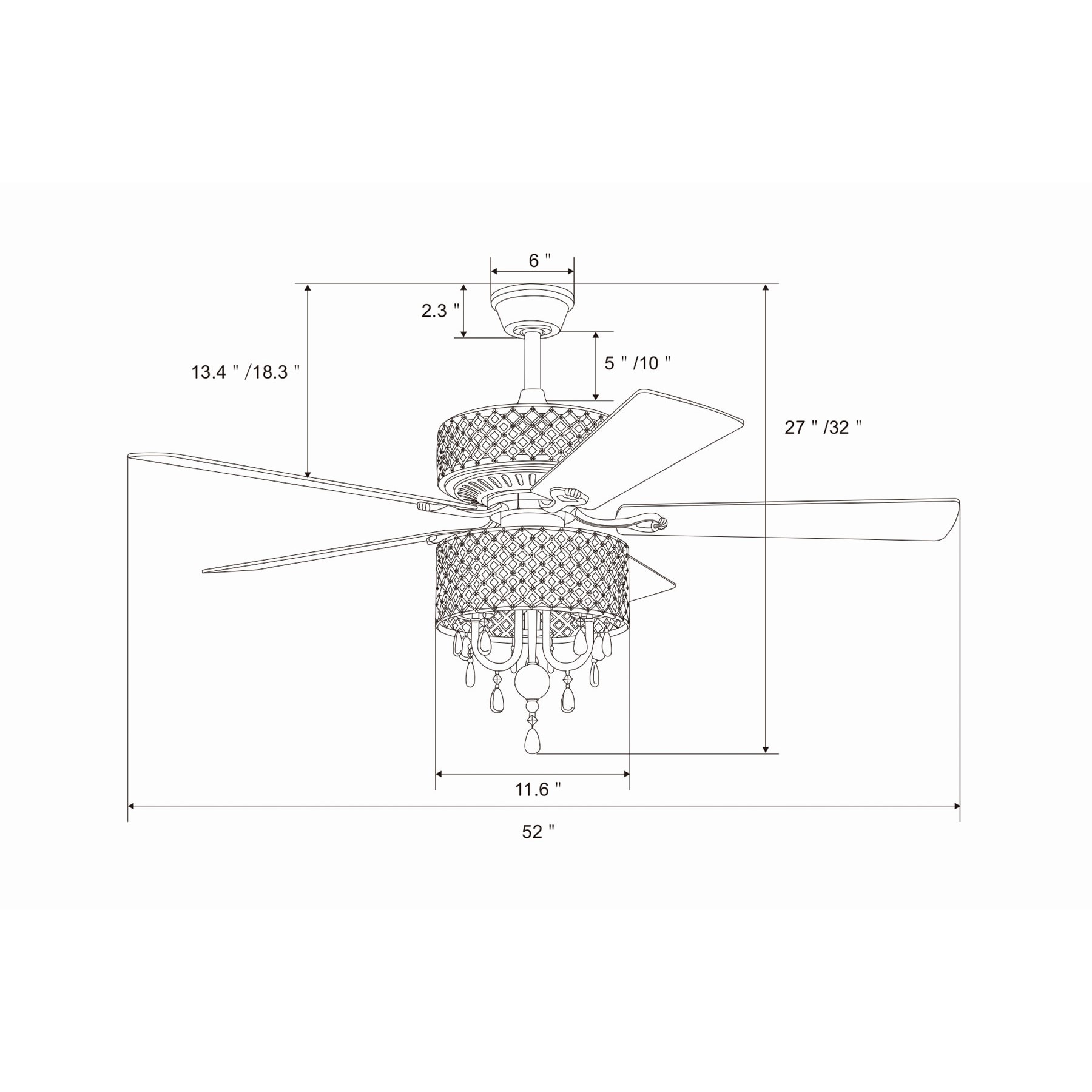 Edvivi FFG781CH Ceiling-Fans - View #12