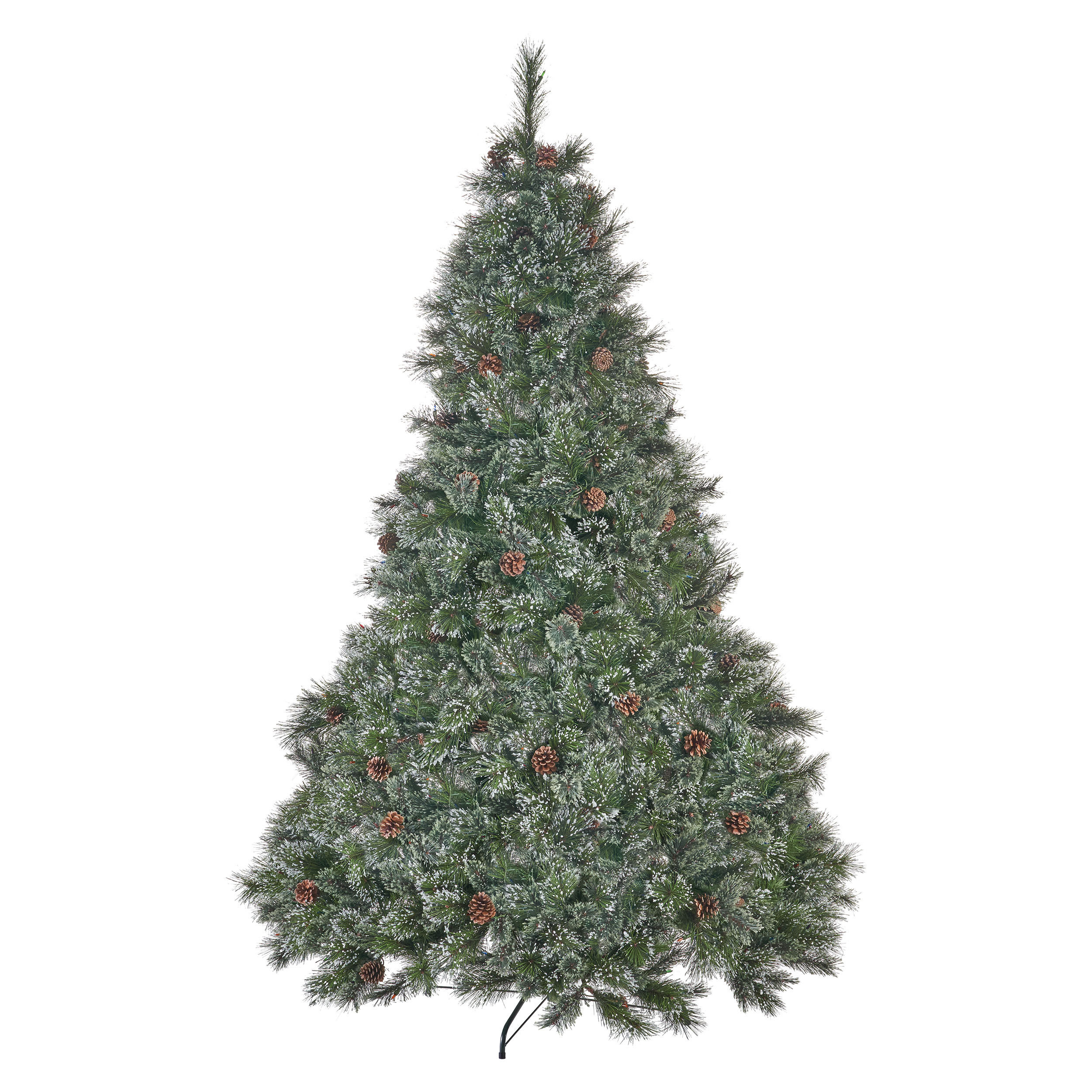 Best Selling Home Decor 9-ft Cashmere Pine Pre-lit Flocked Artificial ...