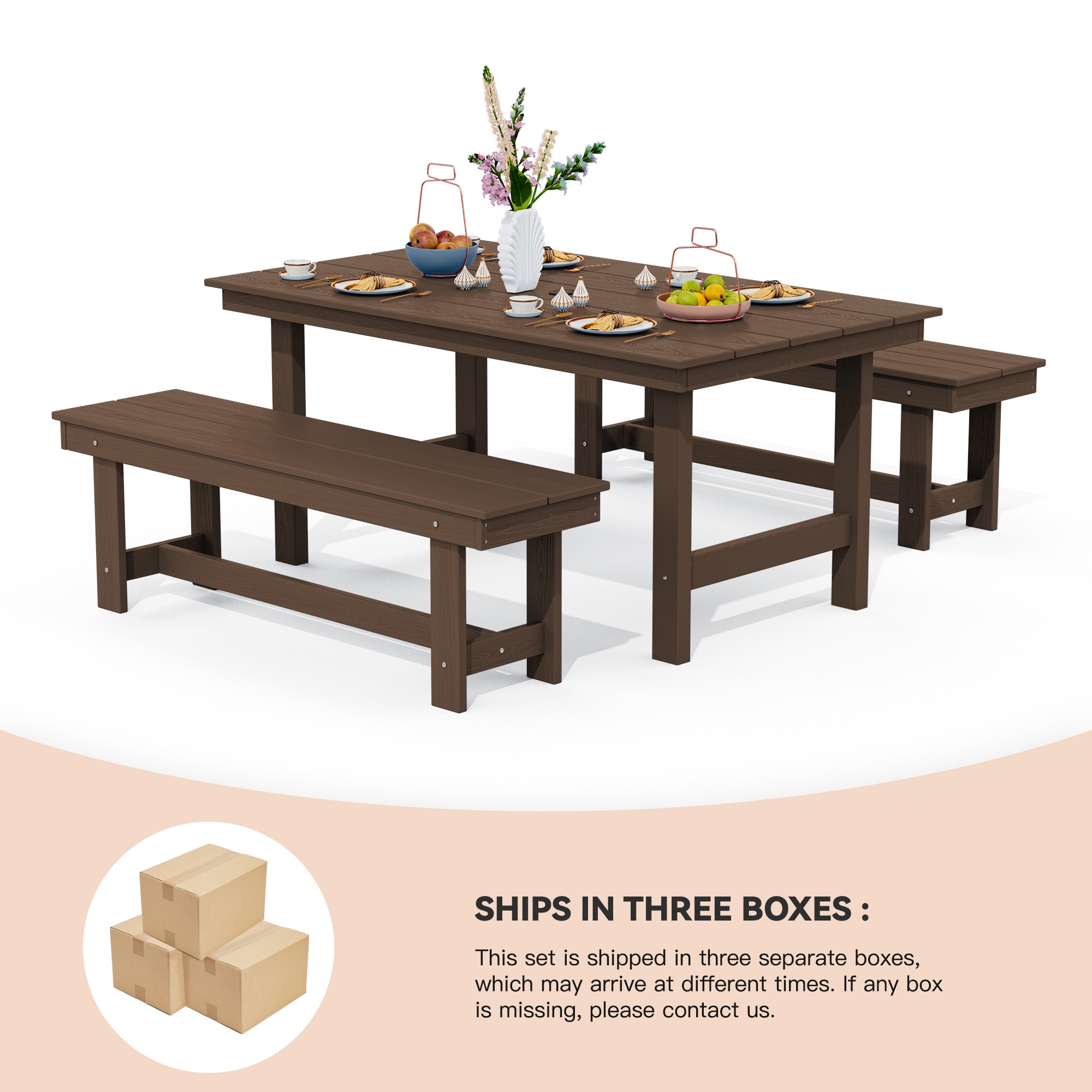 JEAREY PECZD3JT-BN Patio-Dining-Sets - View #7
