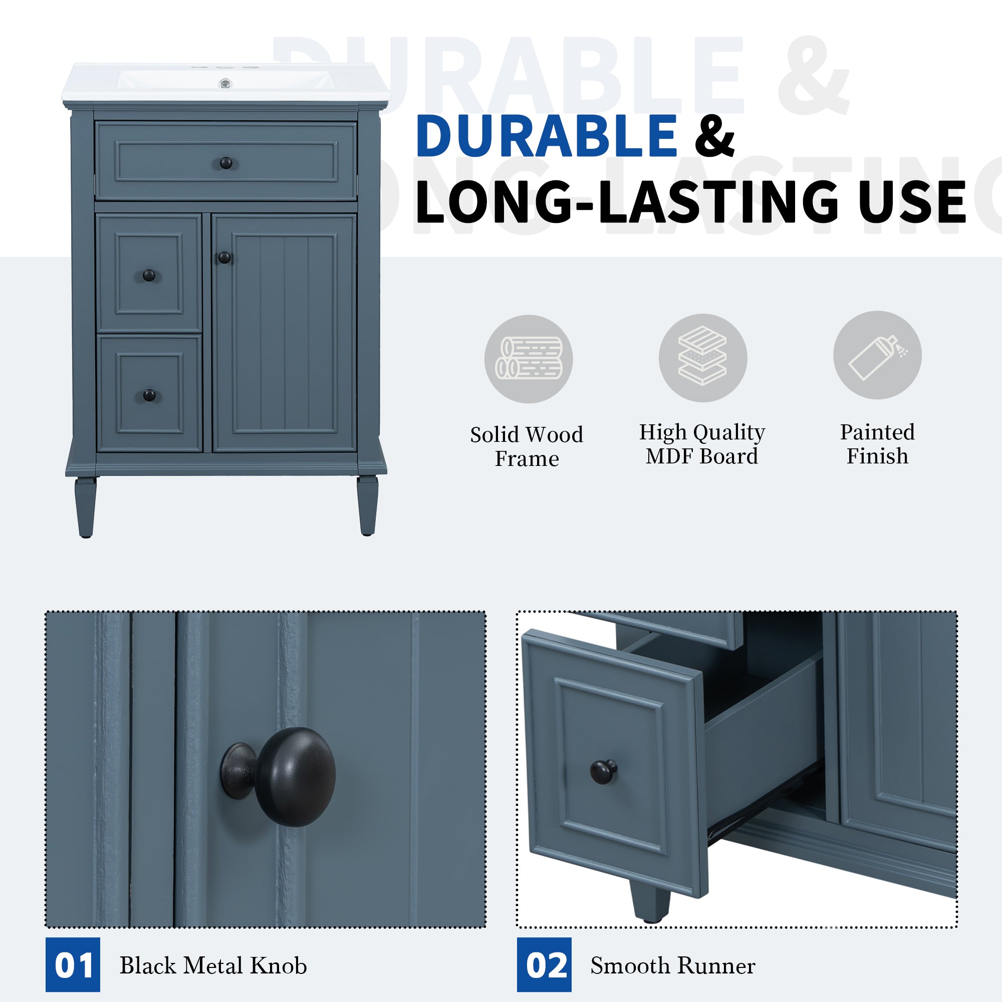 Boyel Living BL-BY-2821C Bath-Vanity-Combo - View #5