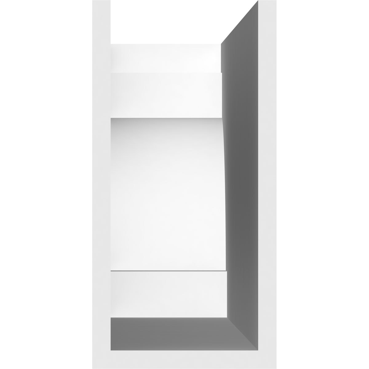 Ekena Millwork RFTP05X10X42MED Exterior-Brackets-Braces - View #4