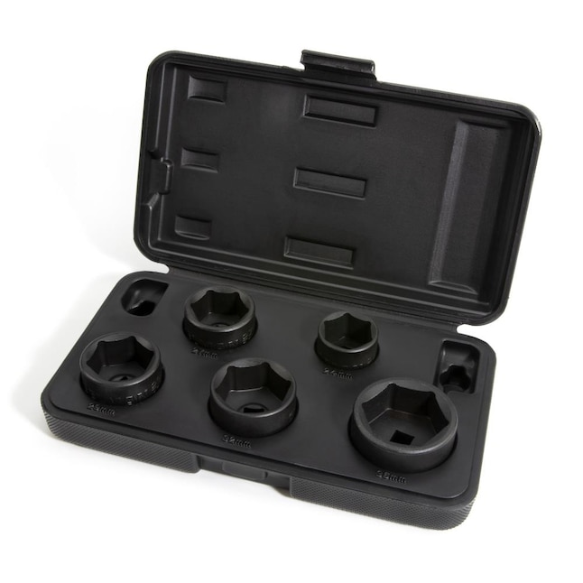 5pc 3/8 Inch Drive Oil Filter Remover Socket Set Universal Wrench Tool Kit US