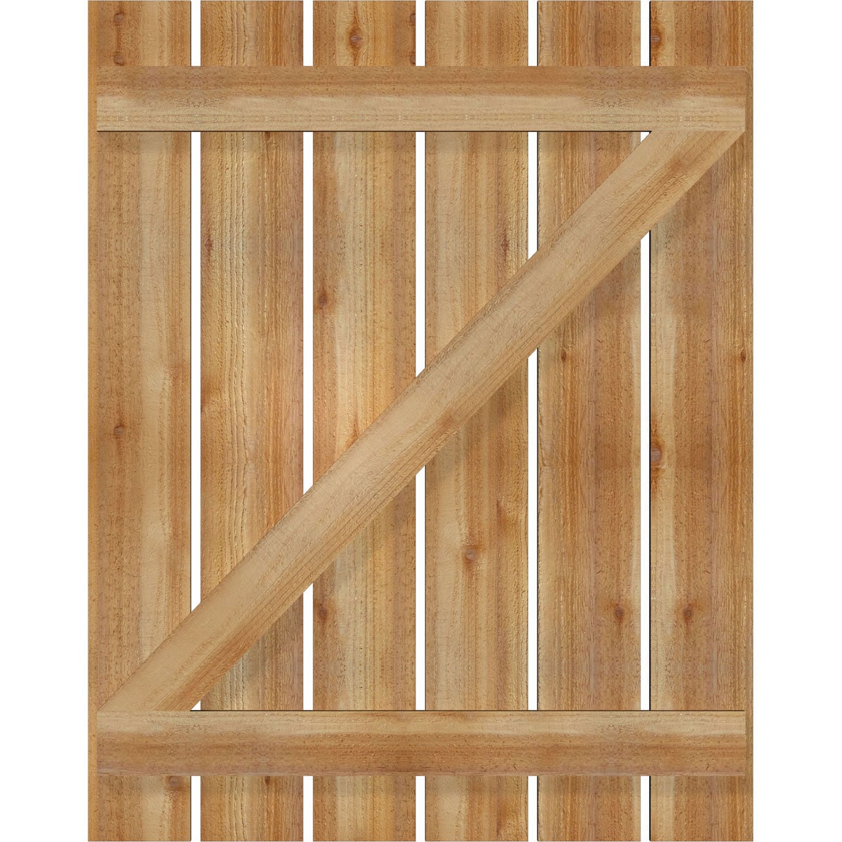 Ekena Millwork RBS06Z35X044RWR Exterior-Shutters - View #5