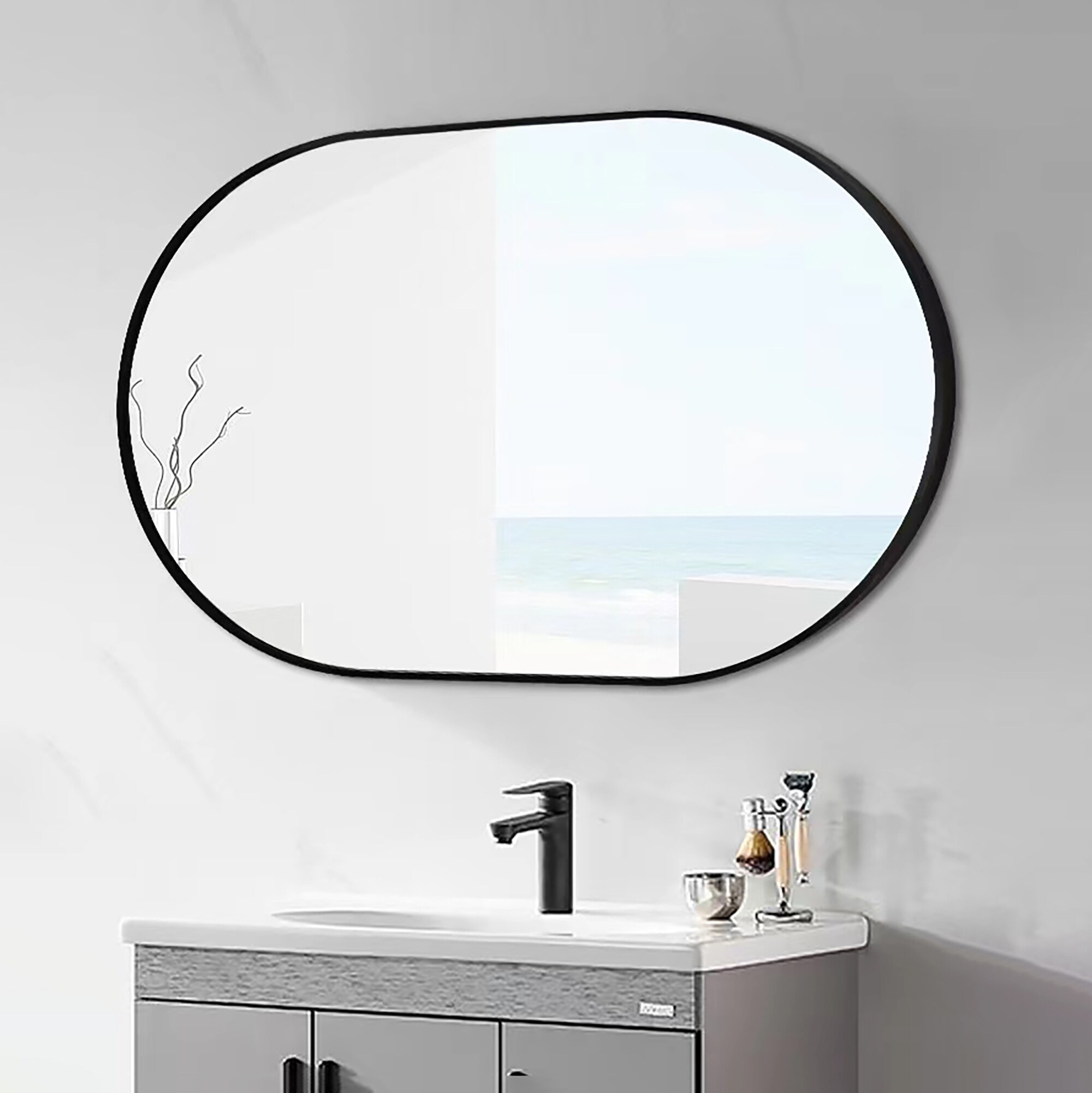 WELLFOR ALMR-30 Framed-Bath-Mirrors - View #7