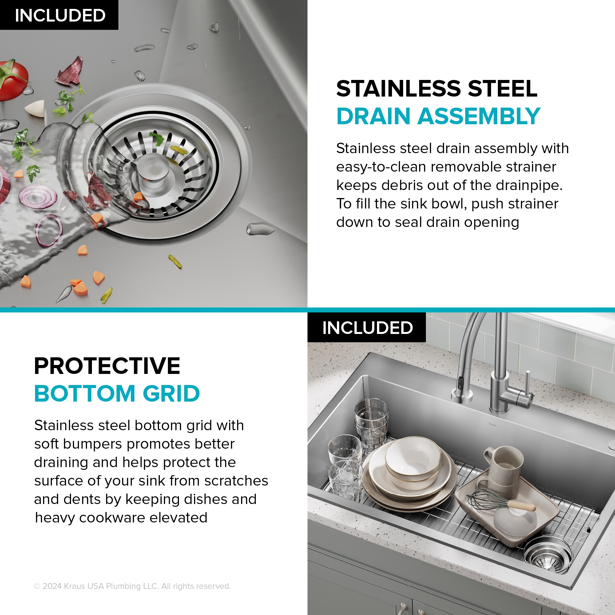 Kraus KHT640-33 Kitchen-Sinks - View #12