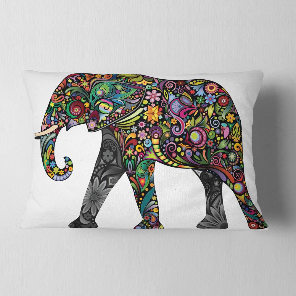 Designart CU7413-12-20 12-in x 20-in Multiple Colors Indoor Decorative Pillow