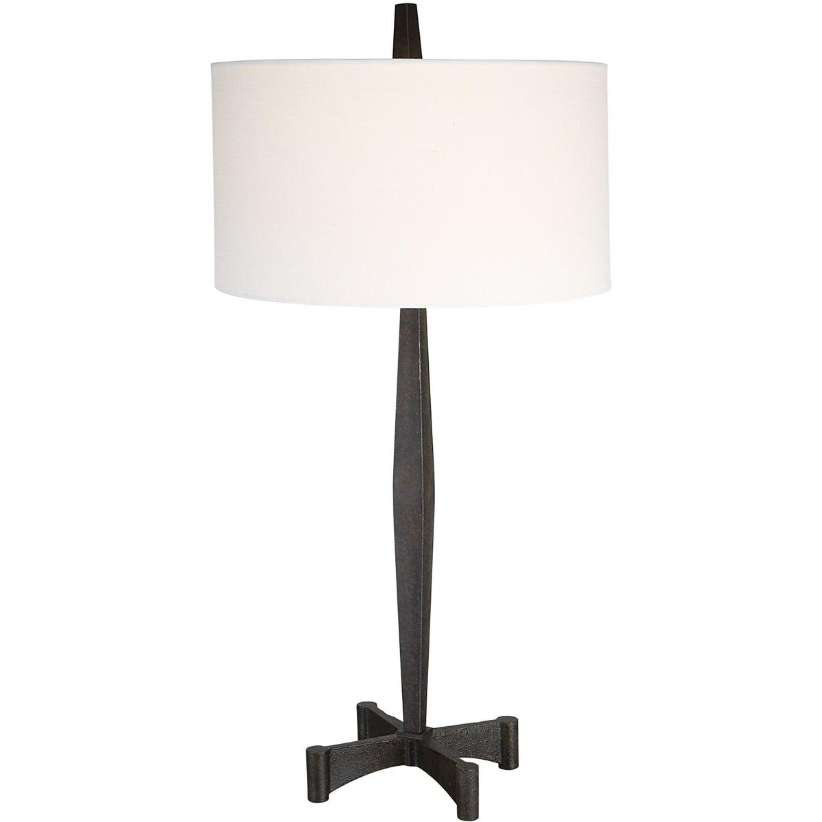 Uttermost 2510750 30157-1 Counteract Table Lamp Aged Black