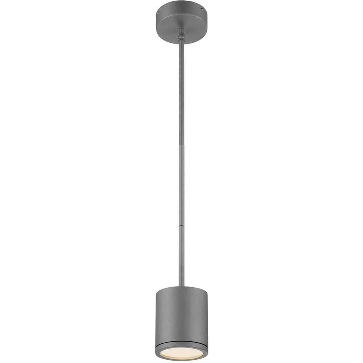 WAC Lighting 520767 PD-W2605-GH Tube LED 5 inch Graphite Mini Pendant Ceiling Light