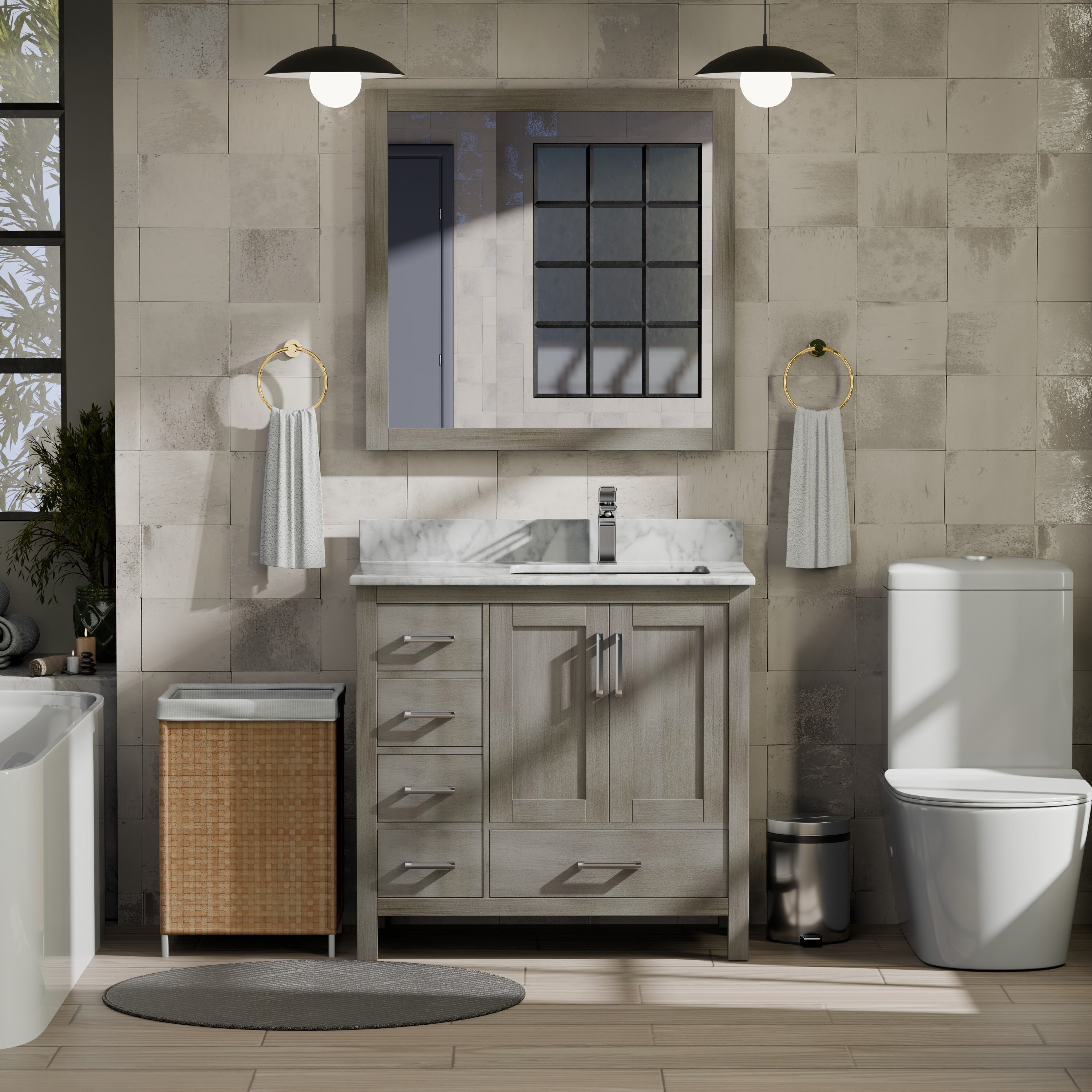 Lexora LJ342236SD00000R vanities - View #2