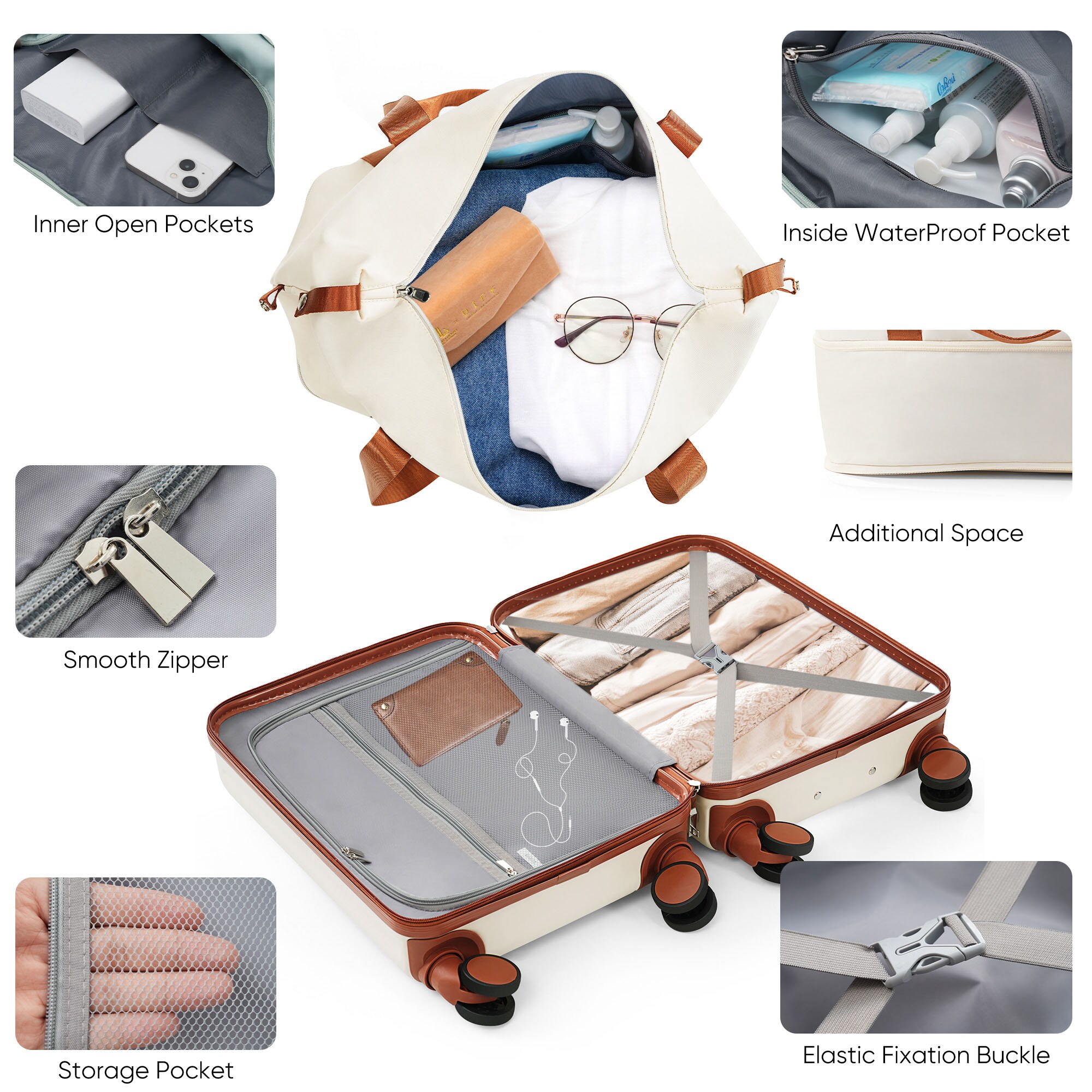 SINOFURN SYD9600009IR Luggage-And-Luggage-Sets - View #5