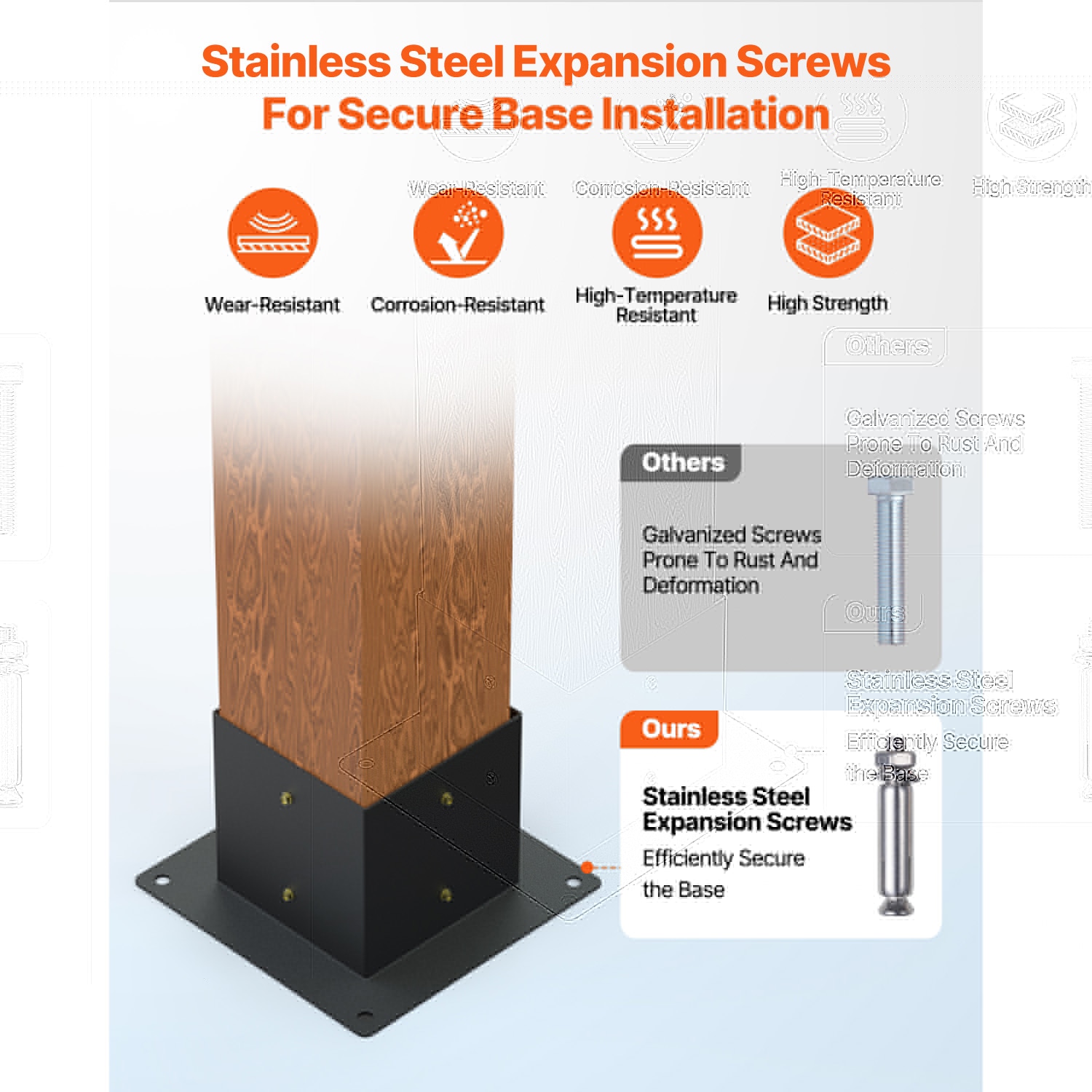 VEVOR SCLPJJTZST8P14200V0 Pergola-Parts-Accessories - View #4