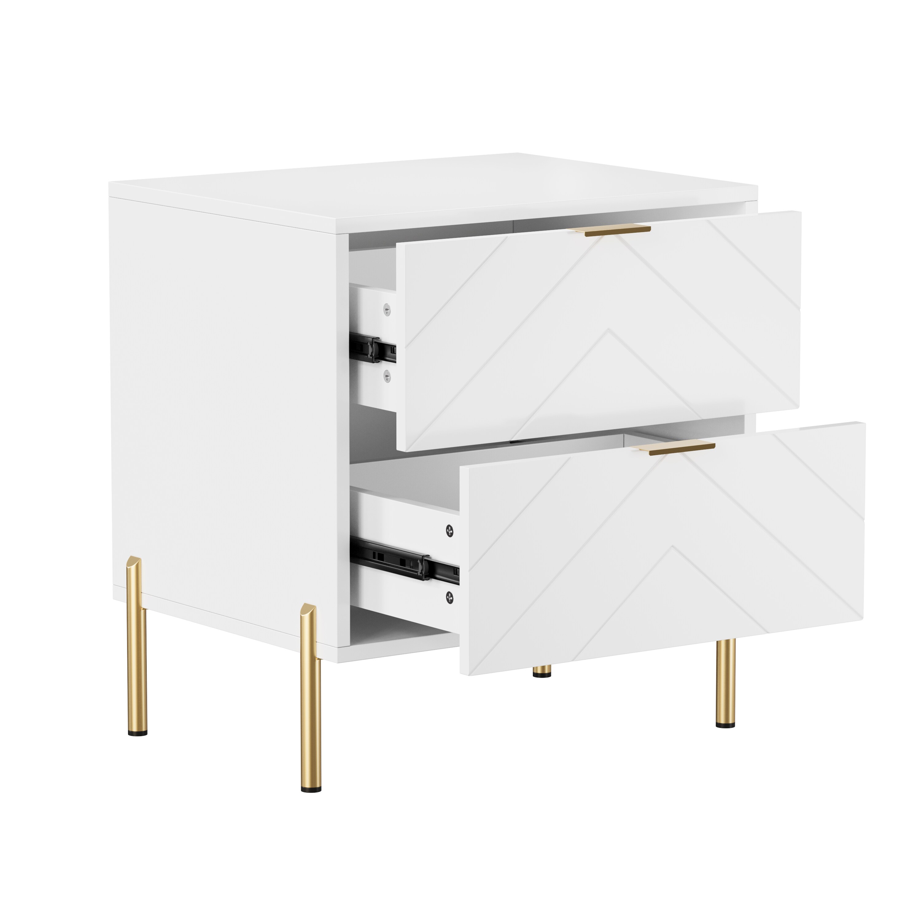 Clihome CL-CJ2C-WH nightstands - View #4