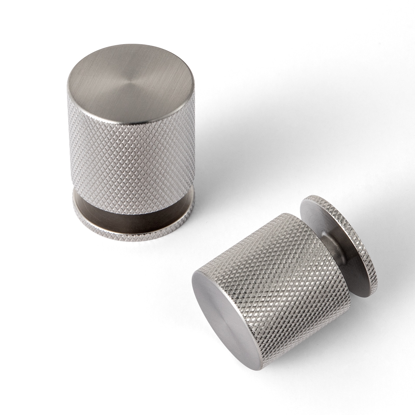 Miaokesen 2278LN-DK 1-in Satin Nickel Mushroom Modern Cabinet Knob 6 -Pack