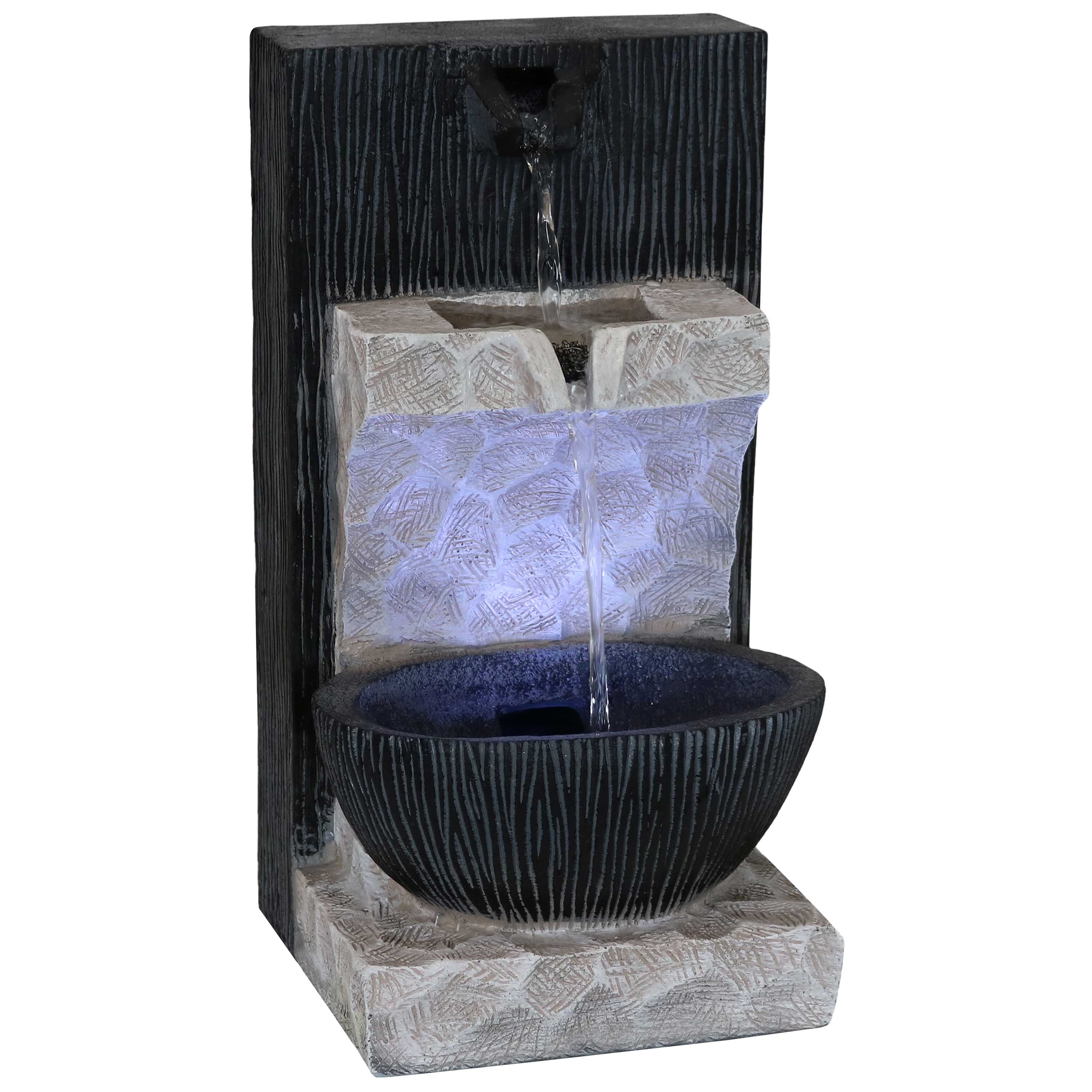 Sunnydaze Decor Sunnydaze Tranquil Basin Indoor Tabletop Water Fountain ...