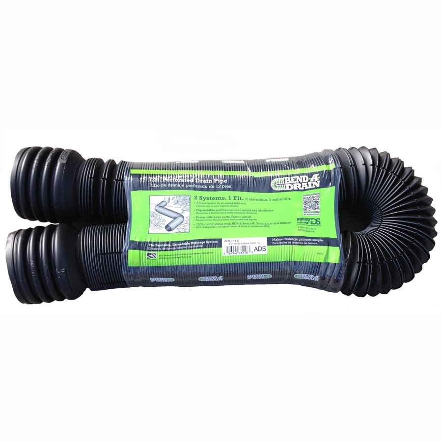 Bend-A-Drain 4-in x 12-ft Corrugated Flex Pipe in the Corrugated ...