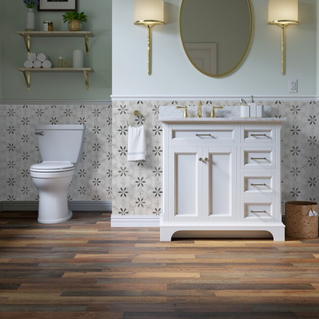 ロイヤルバカラ Affinity Tile Classico Bardiglio Hex Dahlia Light 7-in x 8-in